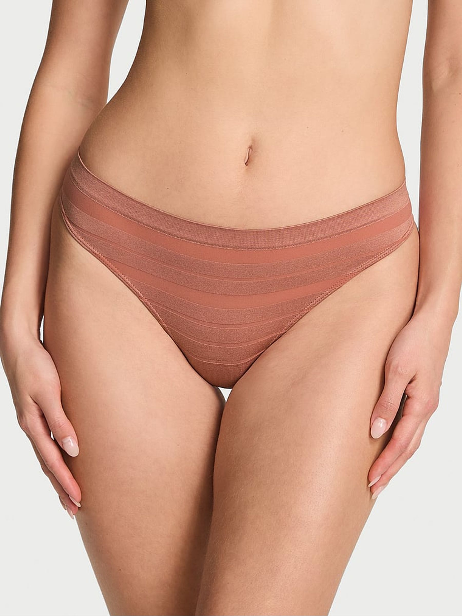 Desert Blush Nude Thong Knickers - Image 1 of 2