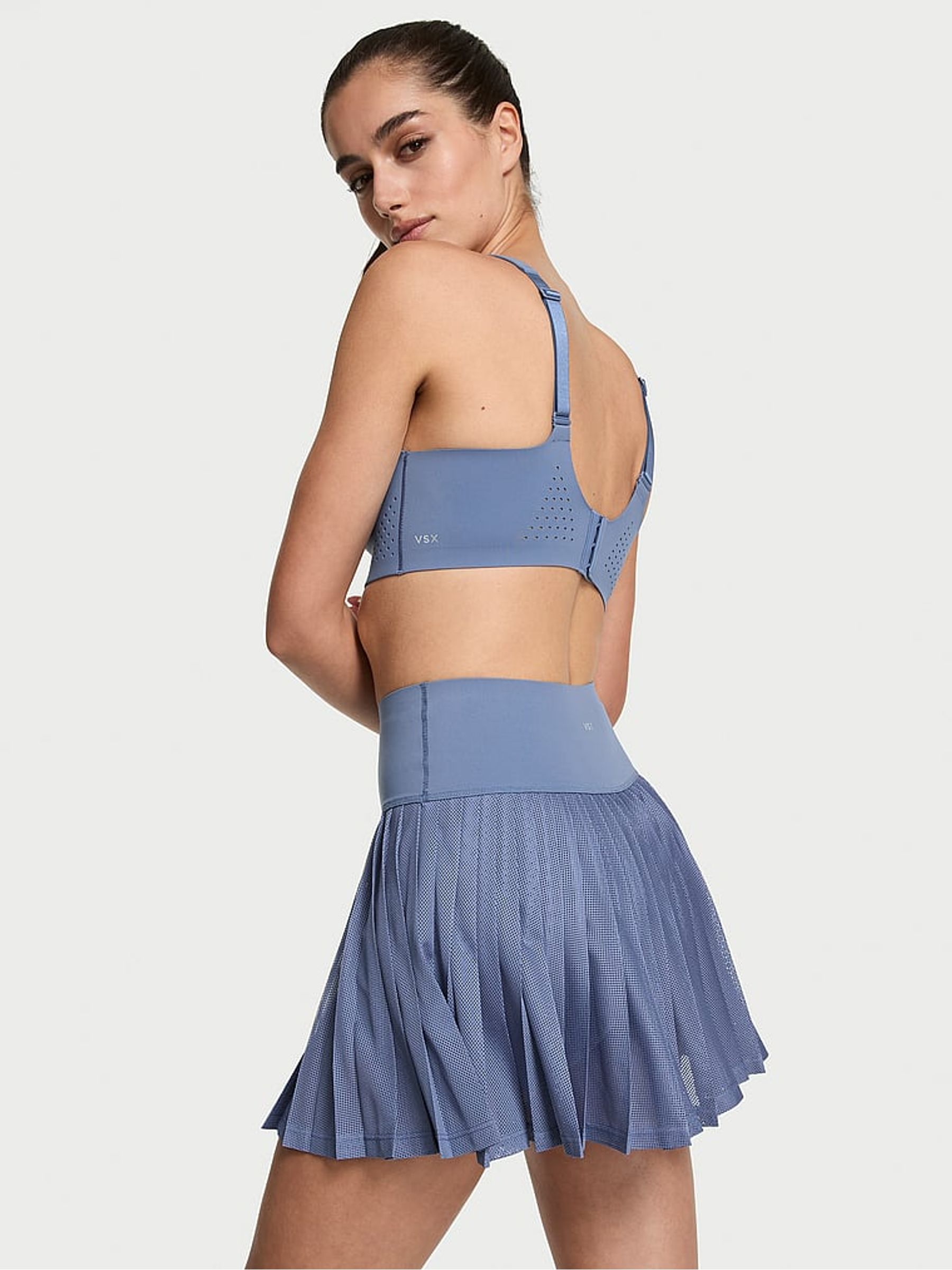 Moonlight Blue Elevate™ Mesh Tennis Skirt - Image 2 of 2