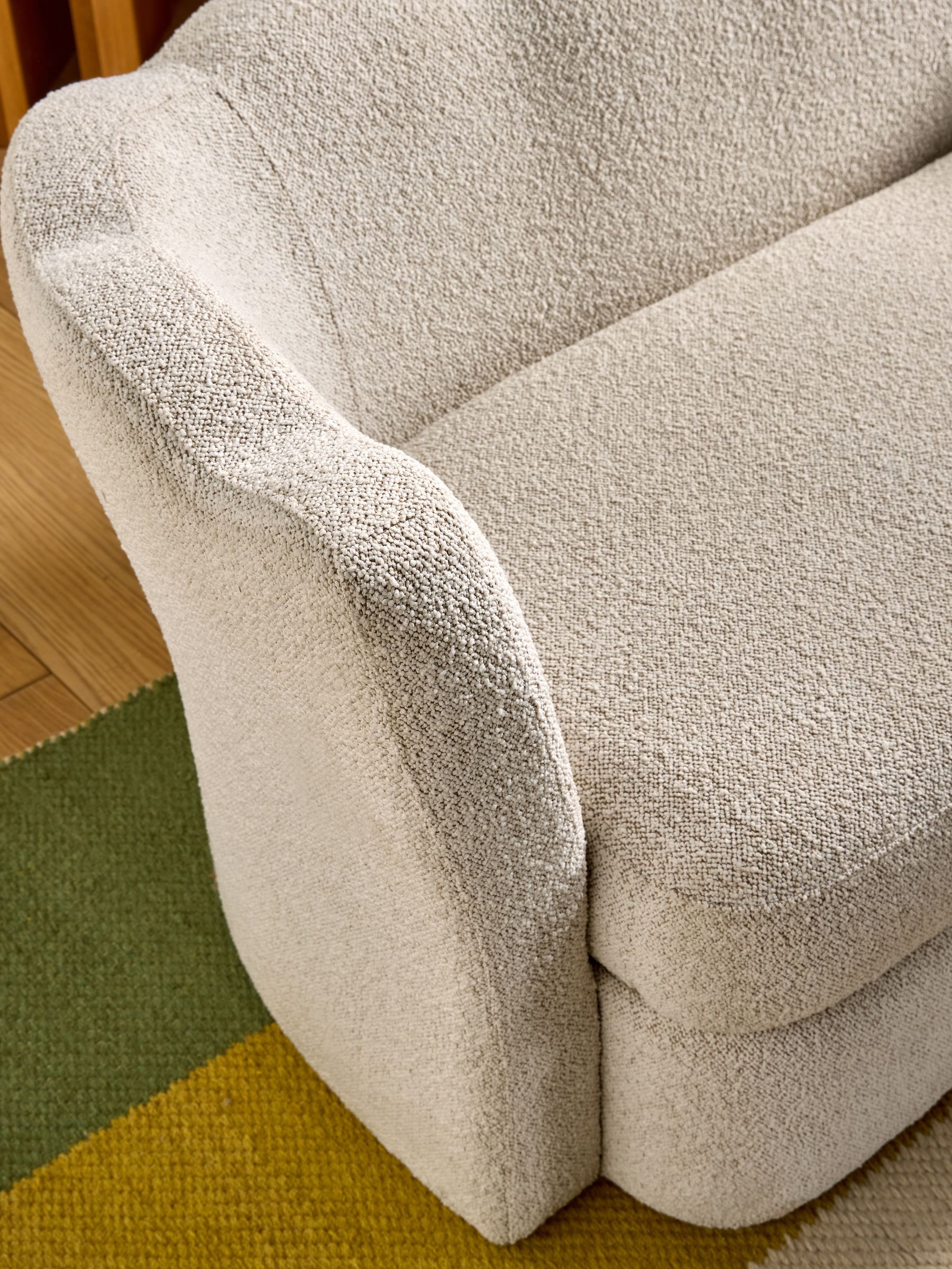 Maya 2 Seater Sofa in Off White Pax Boucle - Image 3 of 6