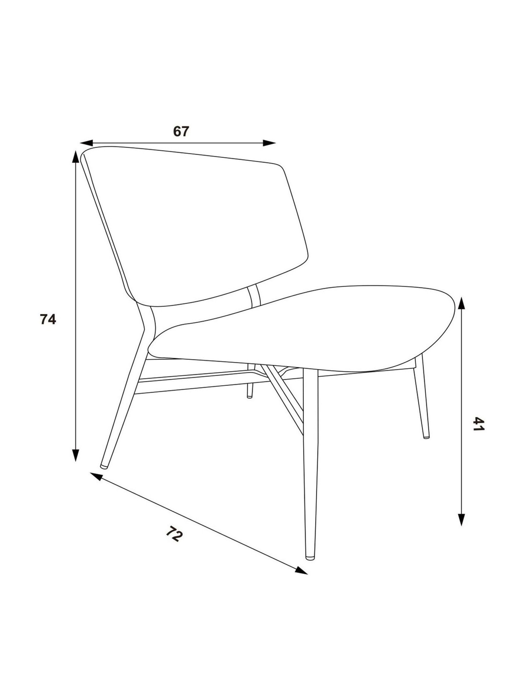 Kuta Accent Chair in Steel Blue Cord - Image 4 of 6