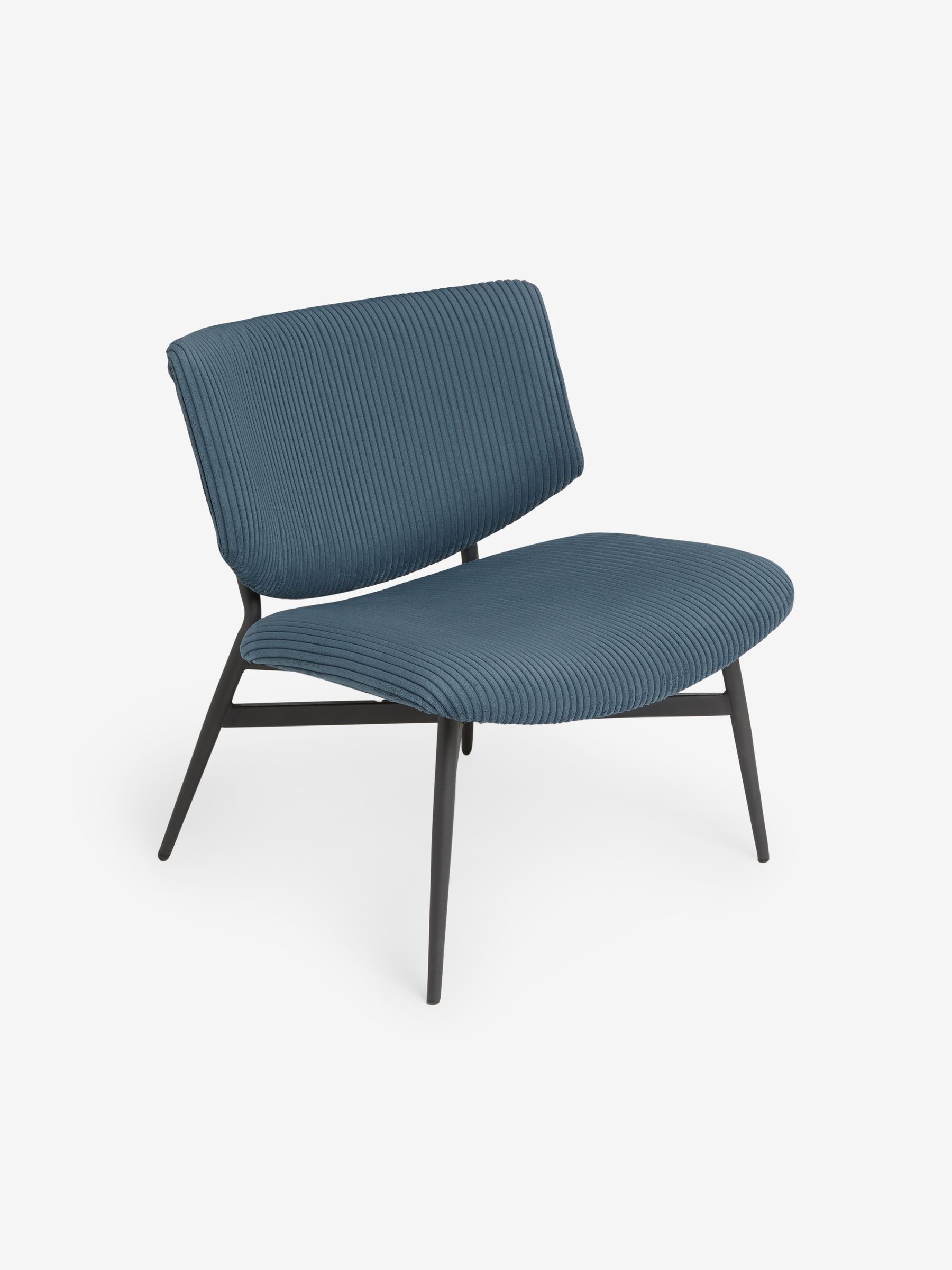 Kuta Accent Chair in Steel Blue Cord - Image 5 of 6