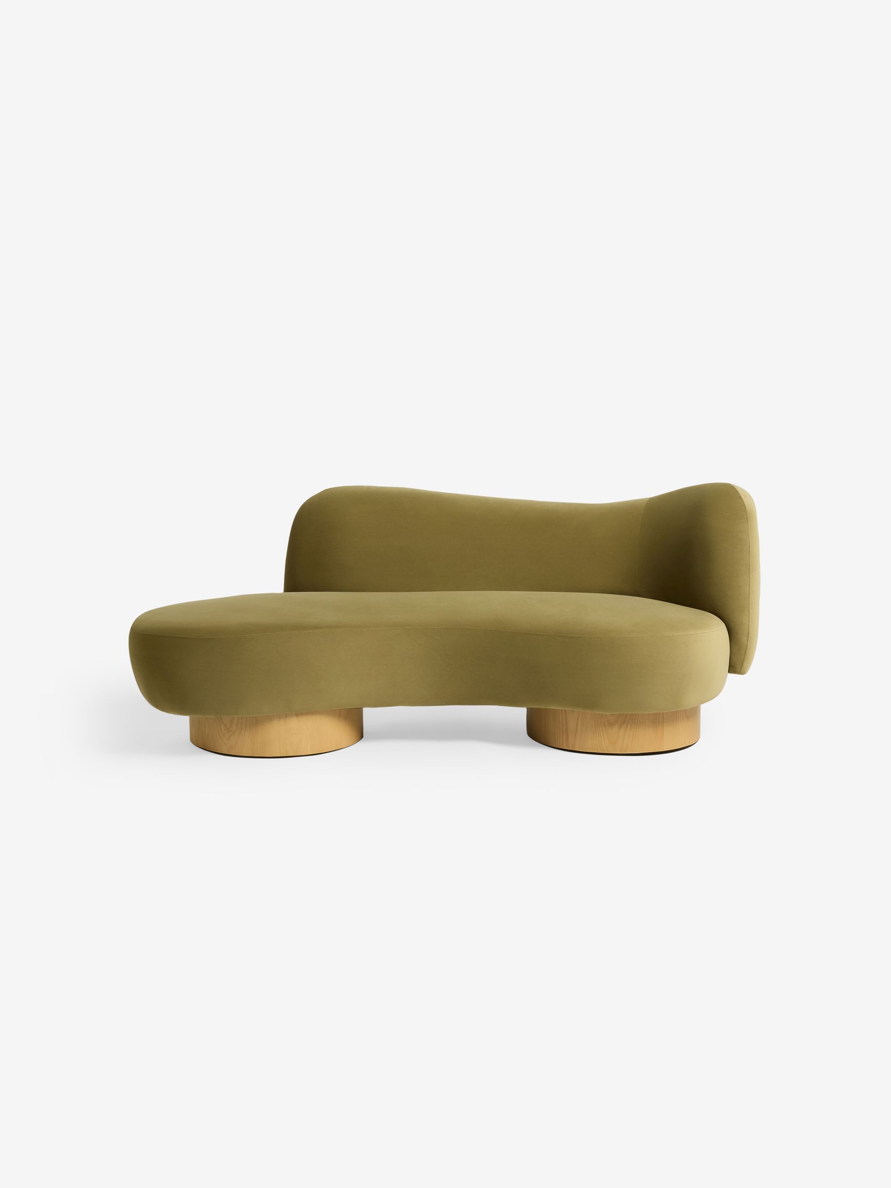 Novara 2 Seater Sofa in Fern Green Velvet - Image 6 of 6