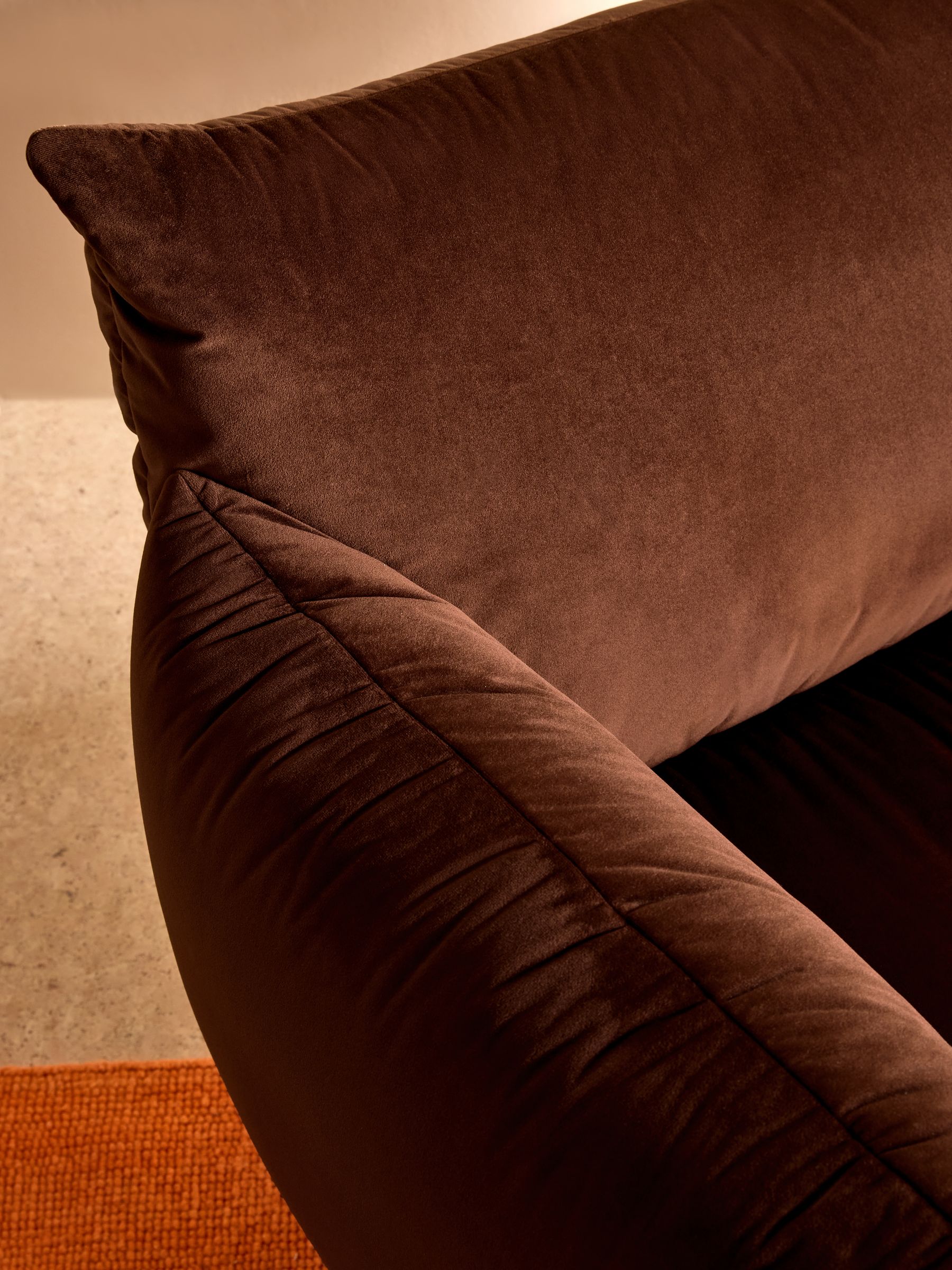 Jude Accent Chair in Chocolate Brown - Image 3 of 6