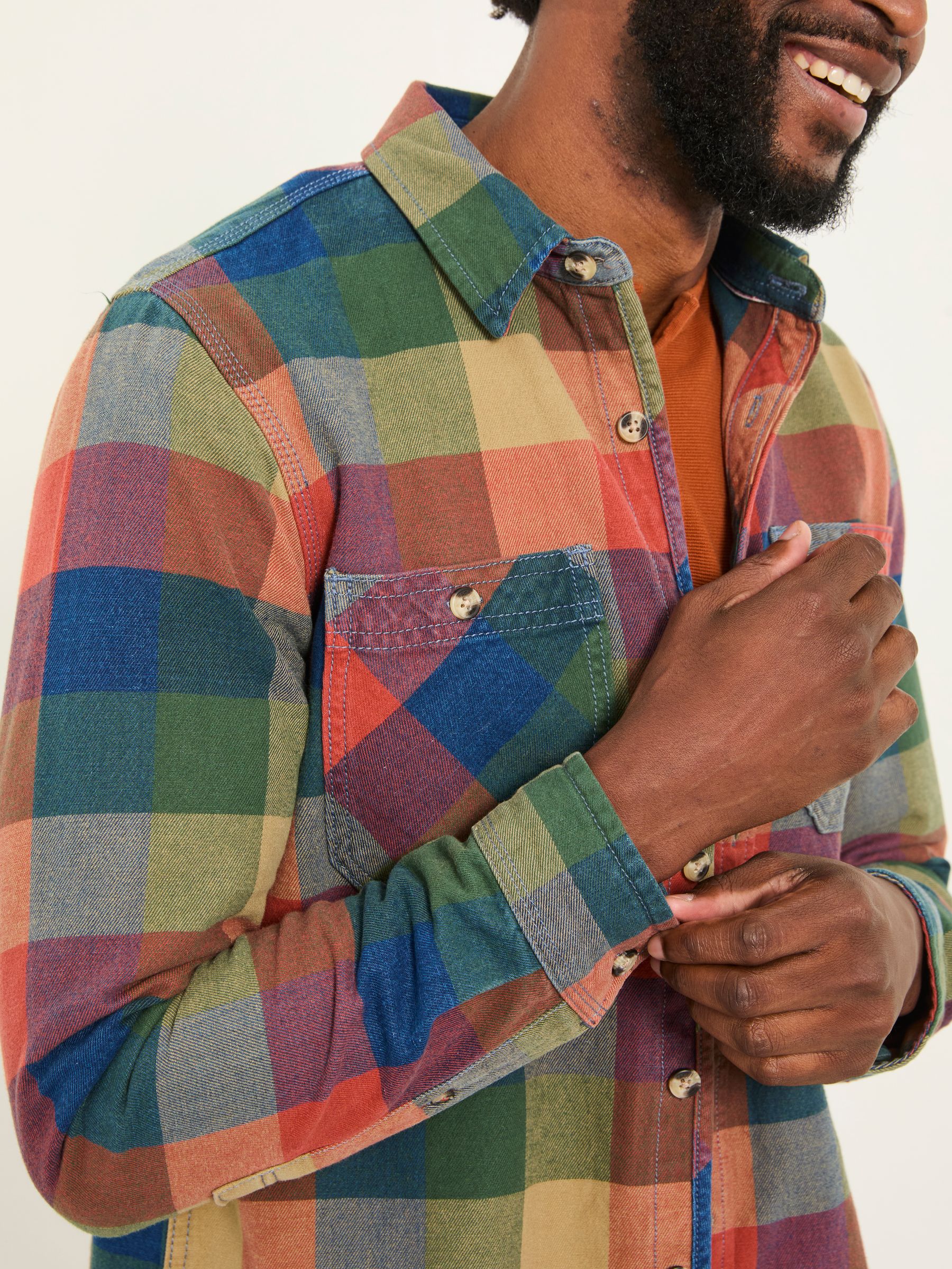 Rye Multi Long Sleeve Buffalo Check Shirt - Image 3 of 5