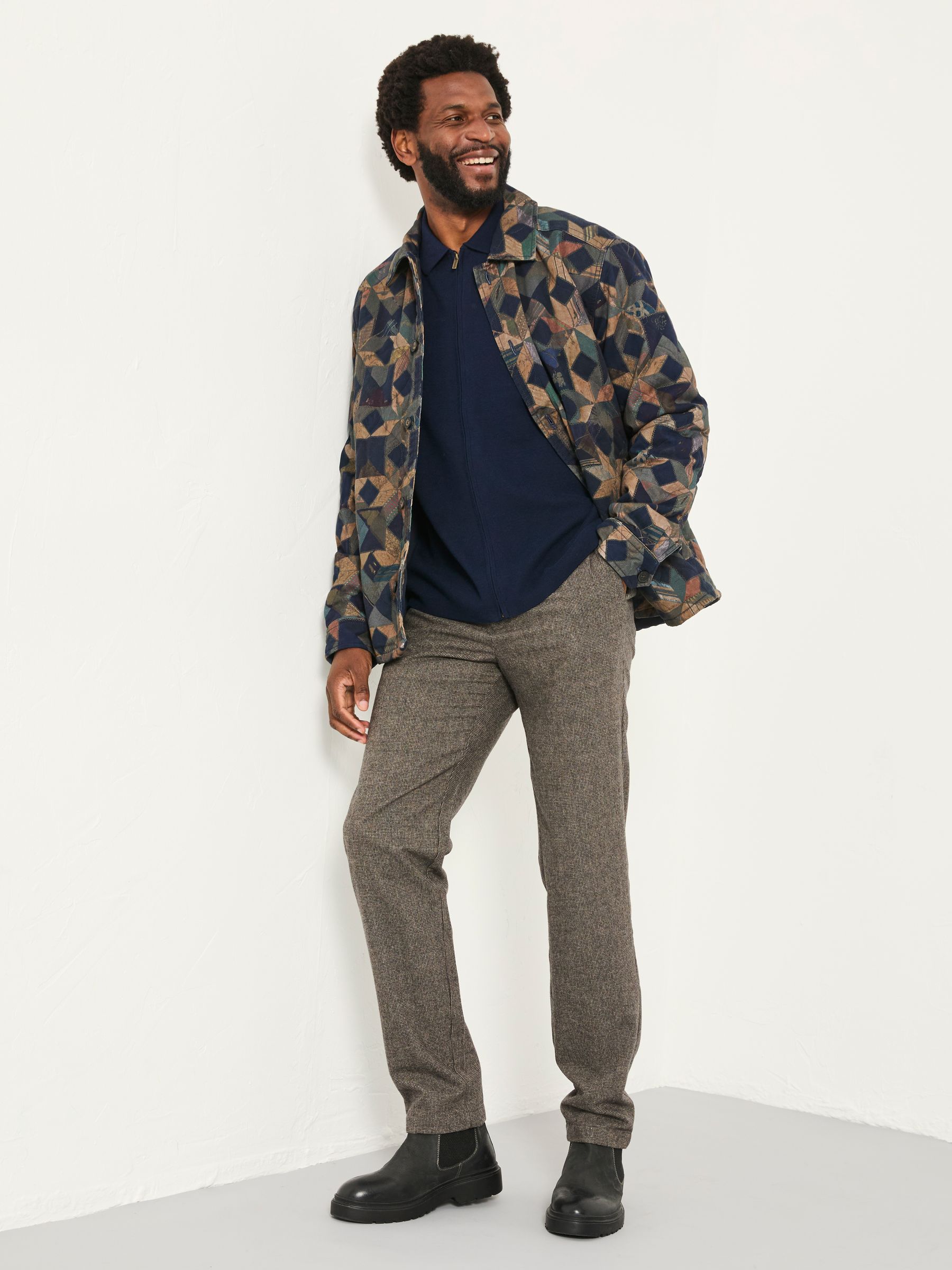 Khaki Green Stirling Quilted Overshirt - Image 4 of 7