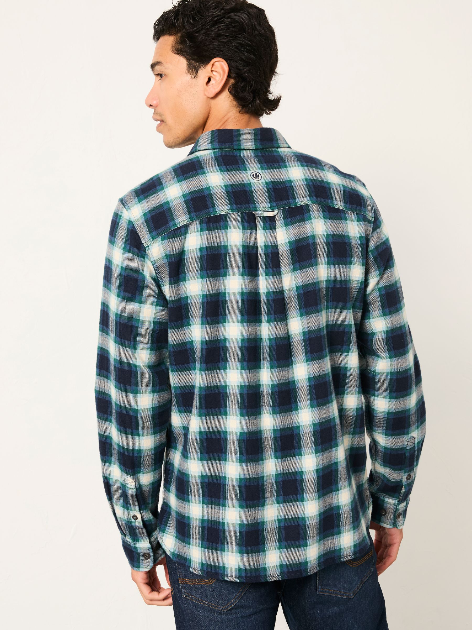 Thirn Emerald Green Long Sleeve Check Shirt - Image 2 of 5