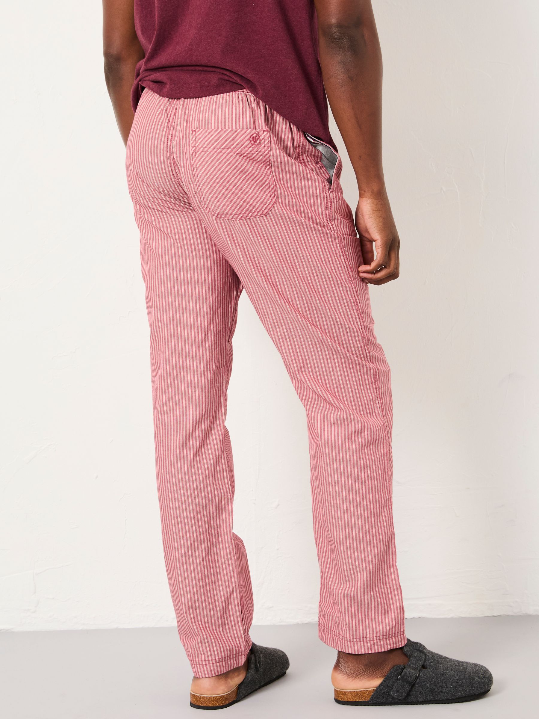 Seil Terracotta Stripe Classic Pyjama Bottoms - Image 2 of 6