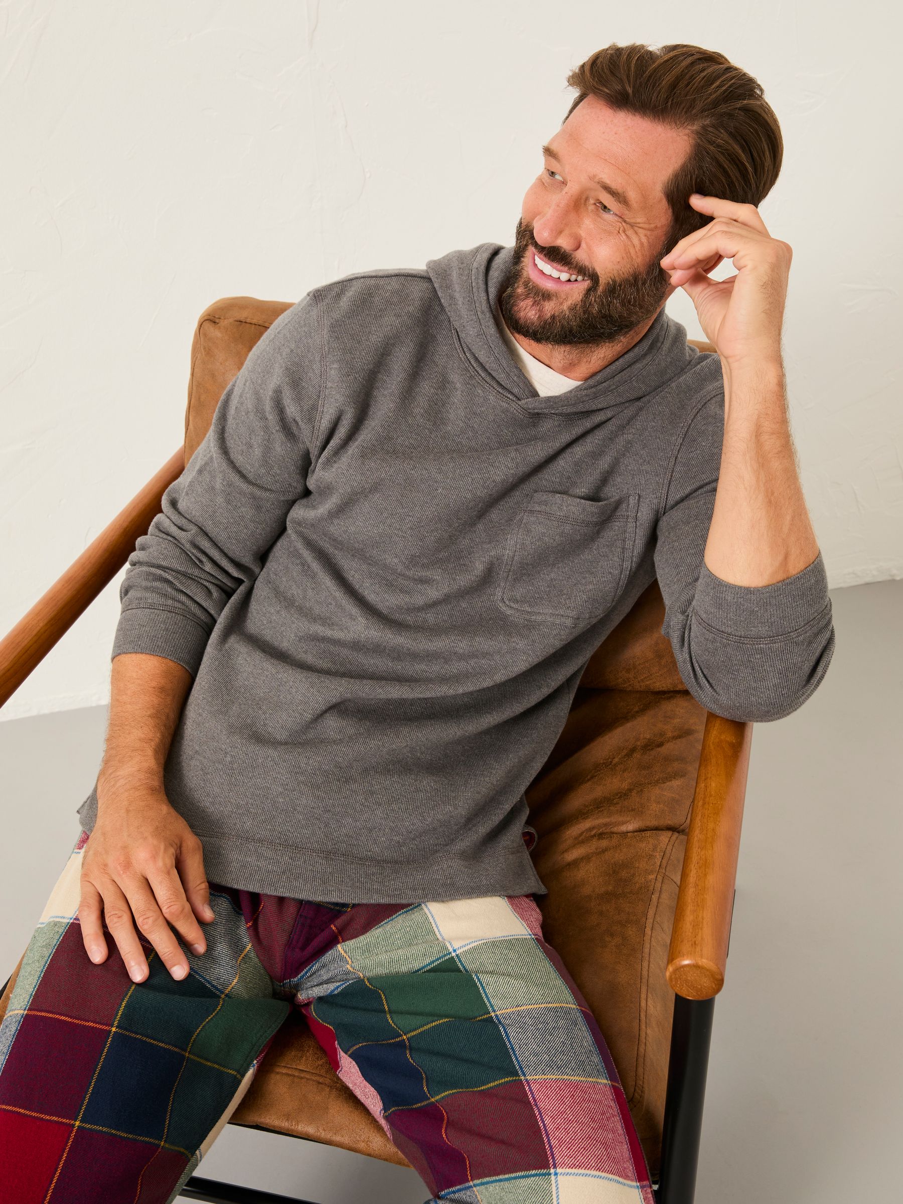 Weston Grey Lounge Hoodie - Image 5 of 6