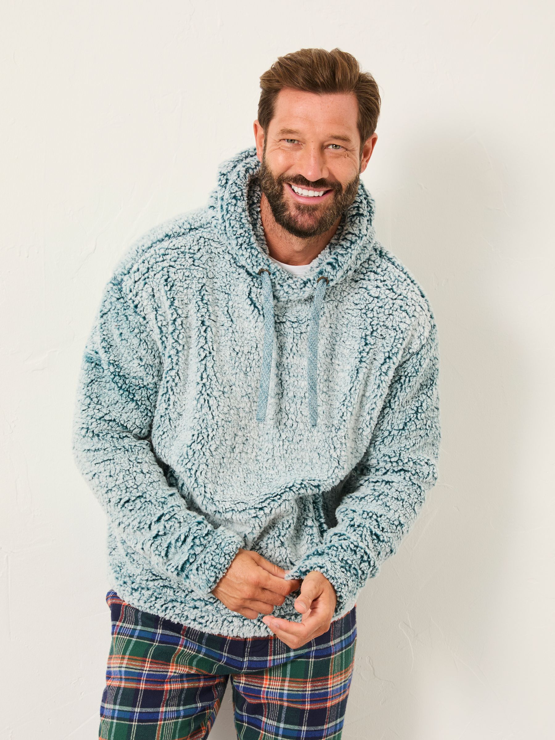 Dark Teal Sofa Snuggle Hoodie - Image 1 of 6 Dark Teal Sofa Snuggle Hoodie - Image 1 of 6