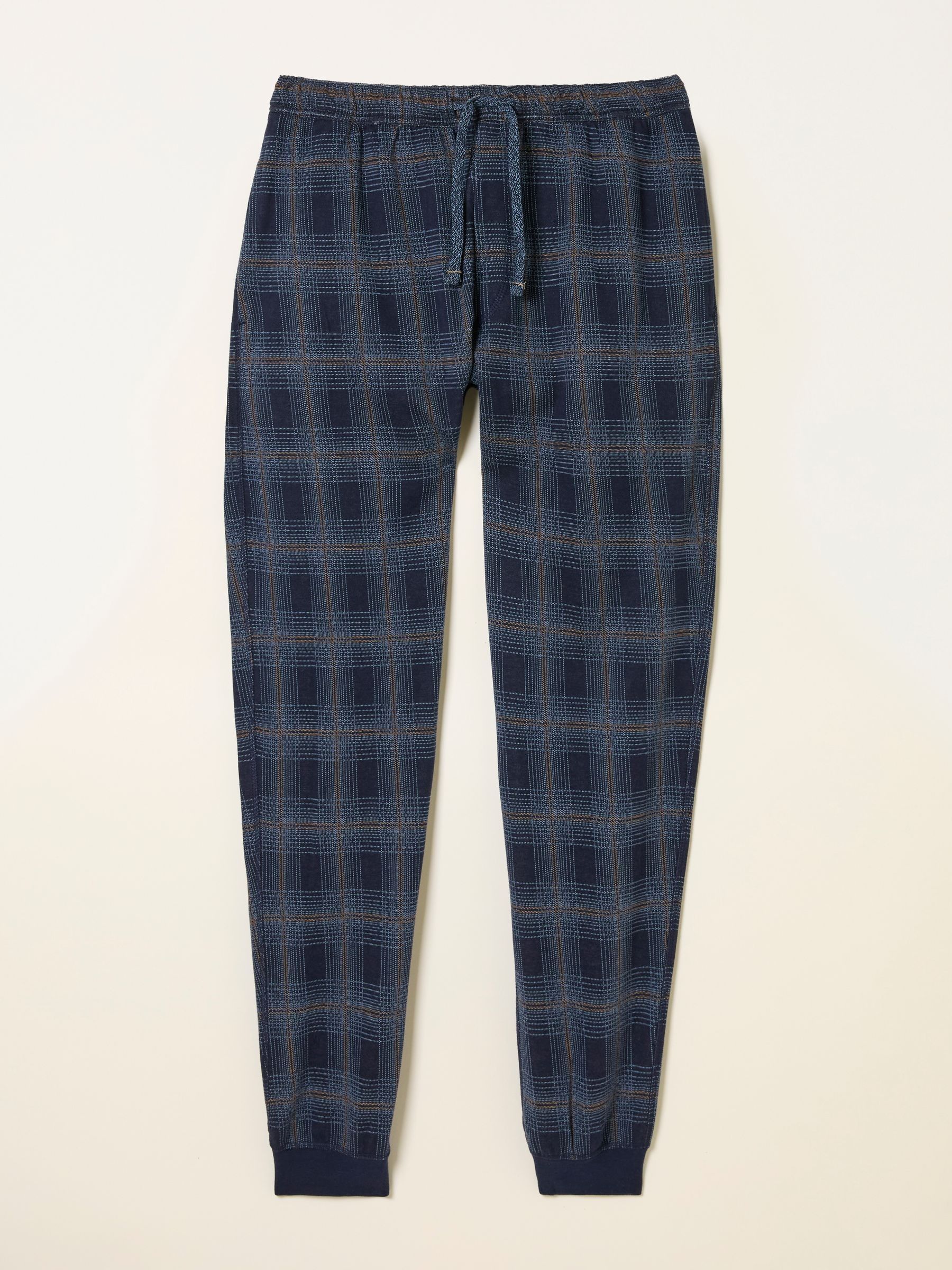 Kemble Navy Check Cuffed Pyjama Bottoms - Image 6 of 6