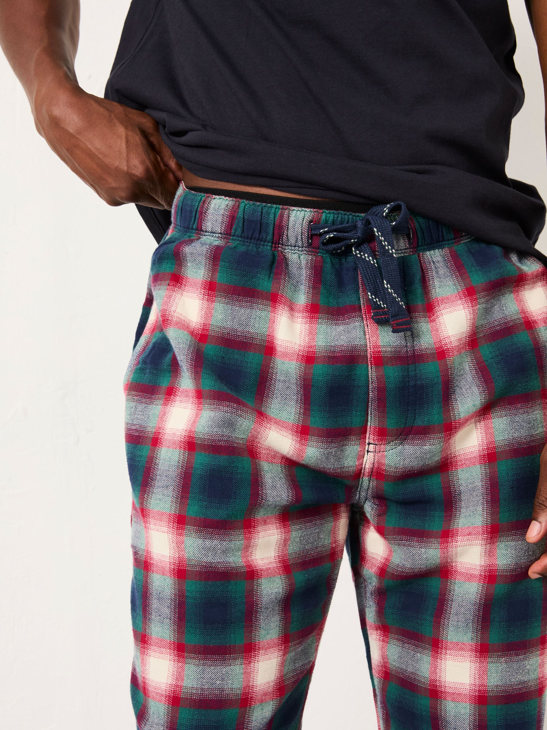 Tyne Navy Check Pyjama Set - Image 4 of 6