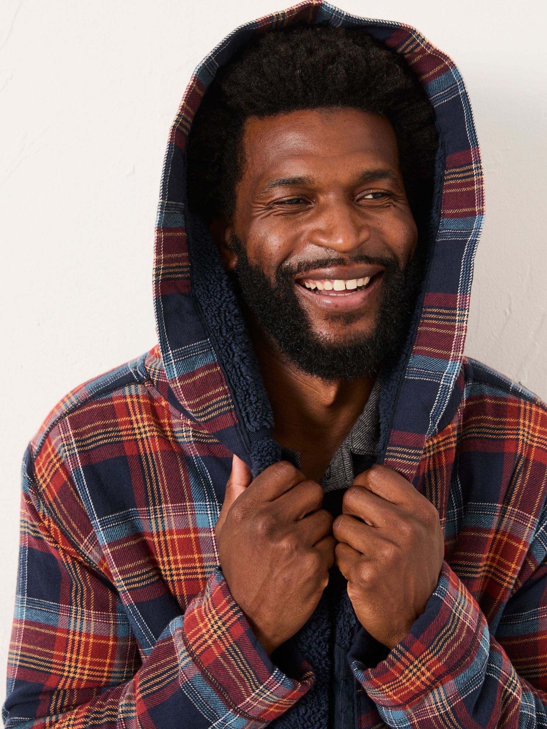 Lomond Blue Check Robe - Image 3 of 6