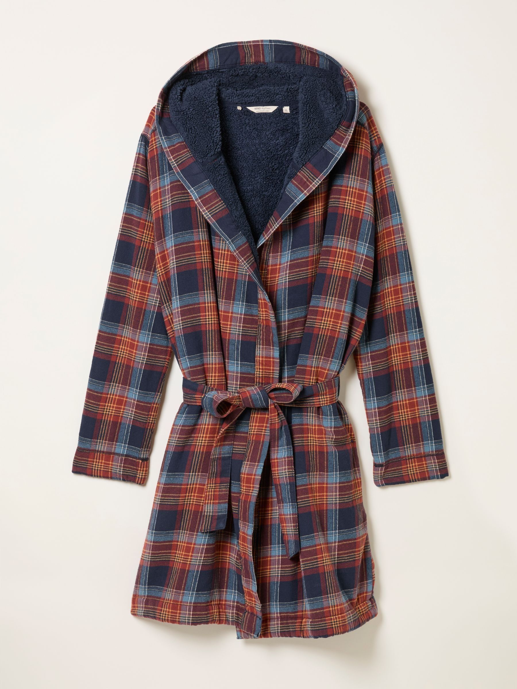 Lomond Blue Check Robe - Image 6 of 6 Lomond Blue Check Robe - Image 6 of 6