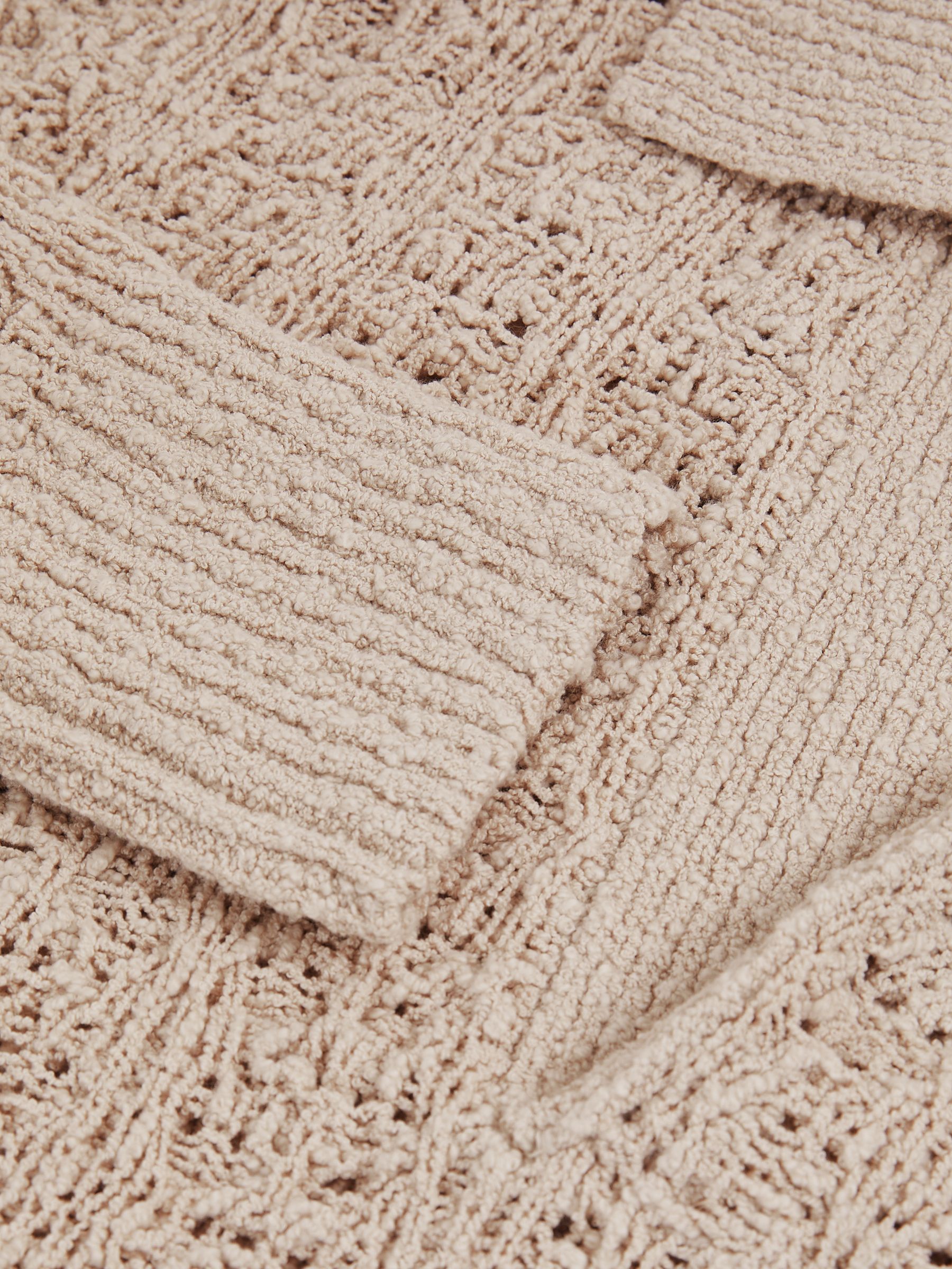 Reiss | Les 100 Ciels Bouclé Jumper in Grey - Image 7 of 7