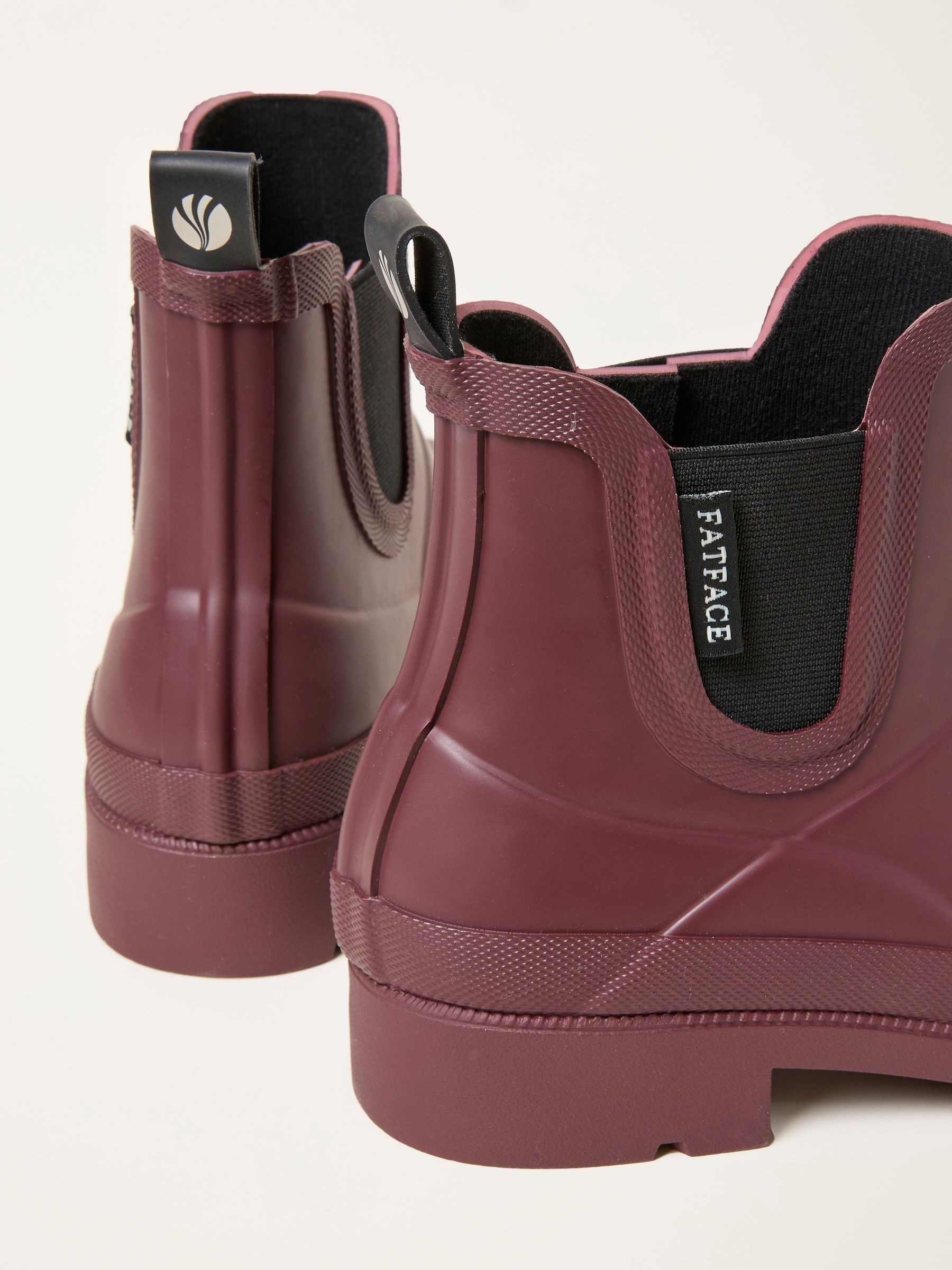 Burgundy Red Rubber Ankle Welly - Image 3 of 3