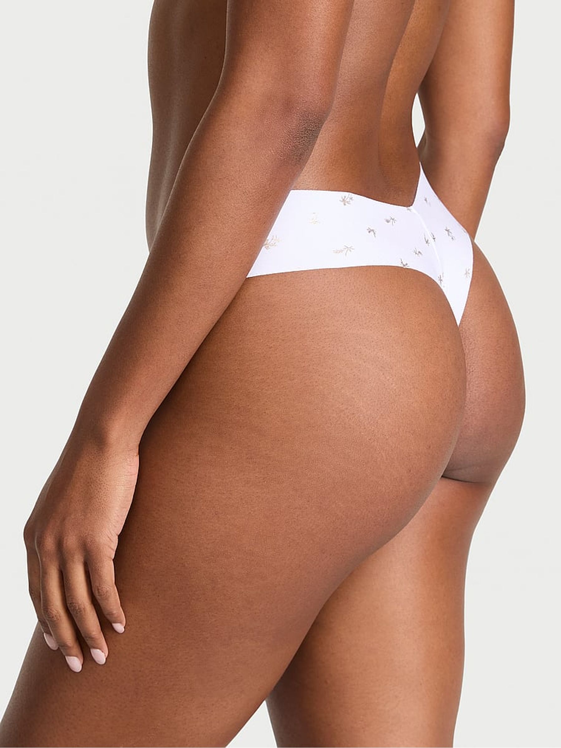 White Palm Thong Knickers - Image 2 of 2