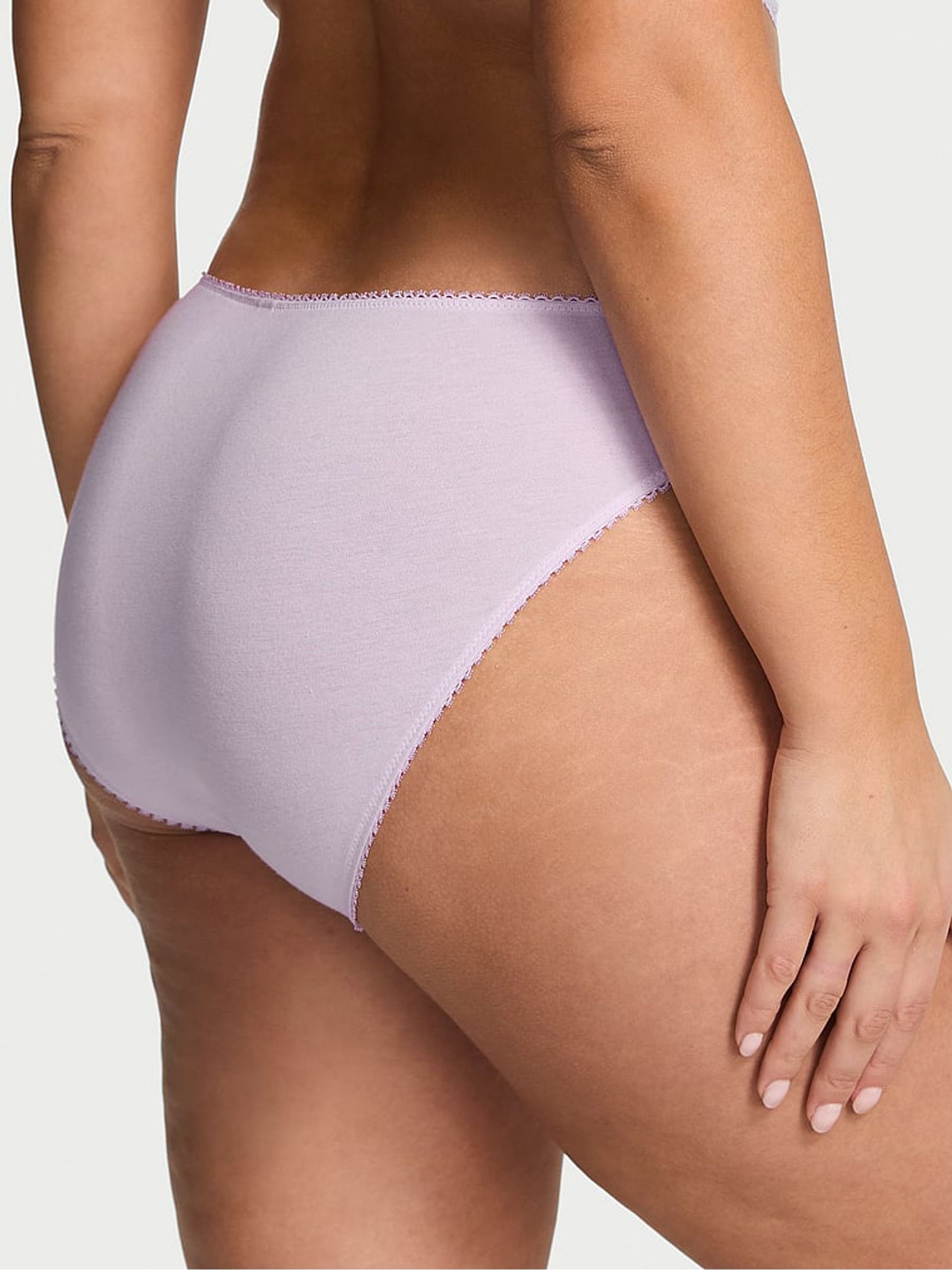 Delicate Violet Purple Bikini Knickers - Image 2 of 2