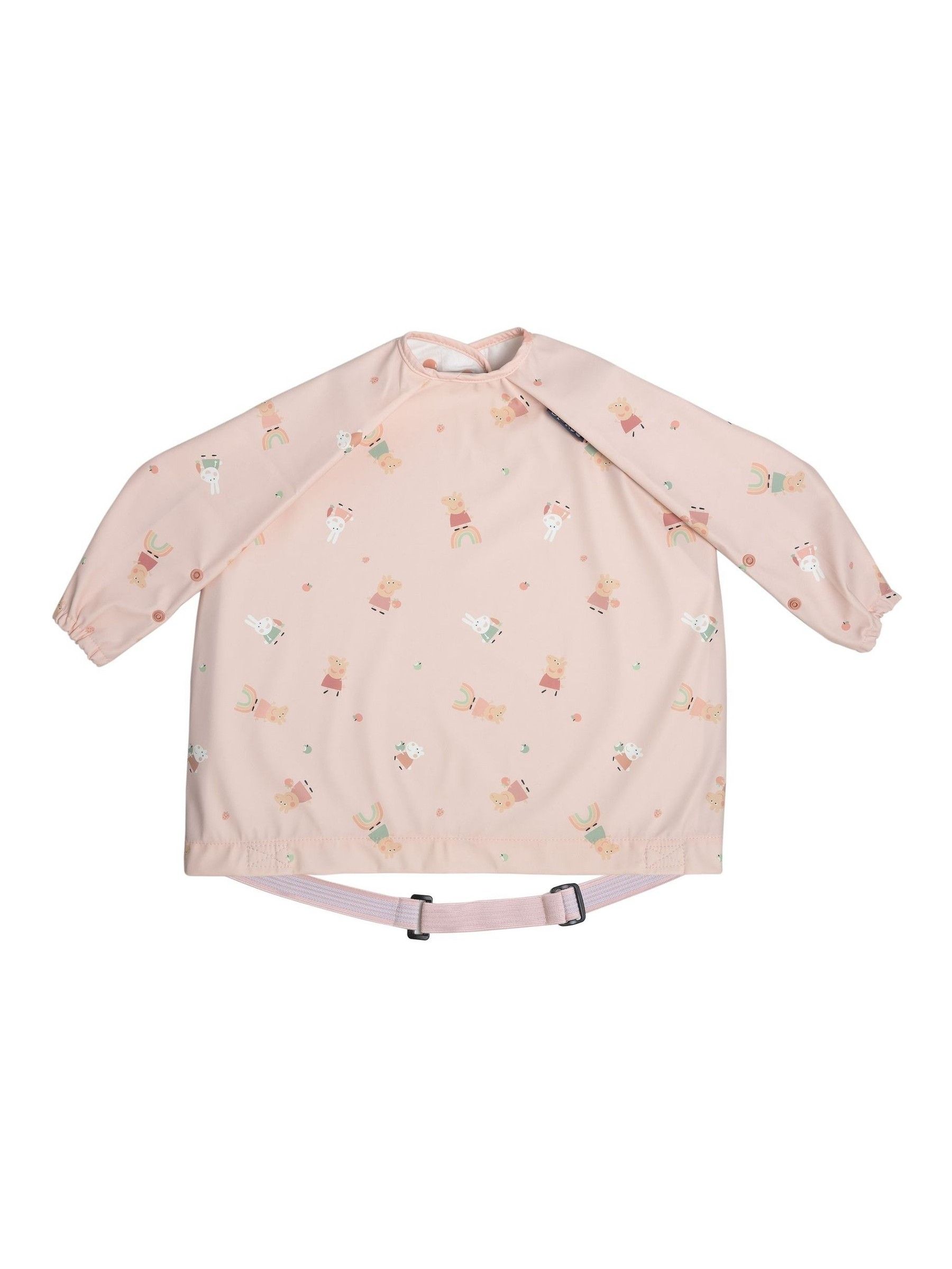 Bibado Pink Coverall Weaning Bib - Peppa Pig - Image 6 of 6