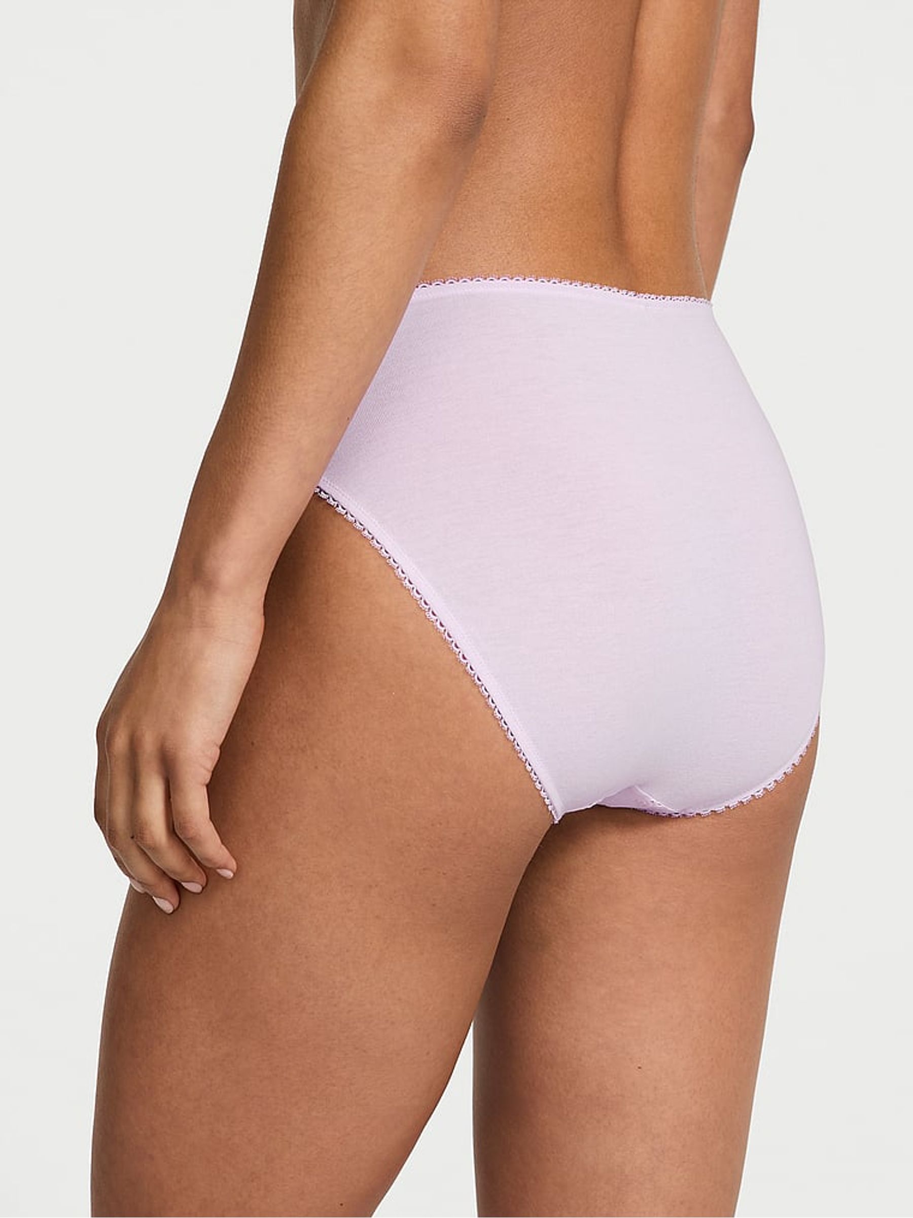 Delicate Violet Purple Brief Knickers - Image 2 of 2