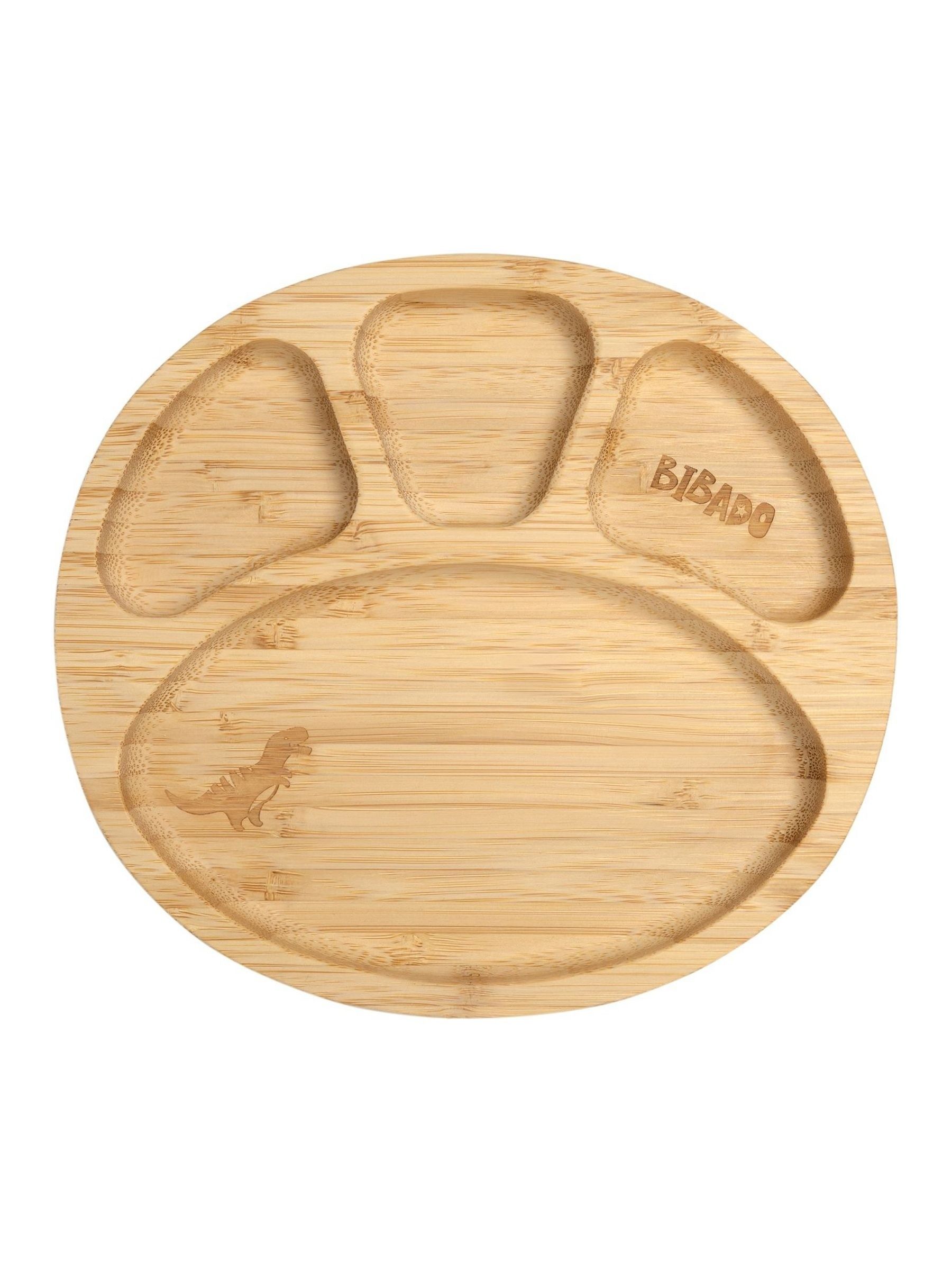 Bibado Mist Bamboo Viscose Divider Plate - Dino Roar - Image 6 of 6