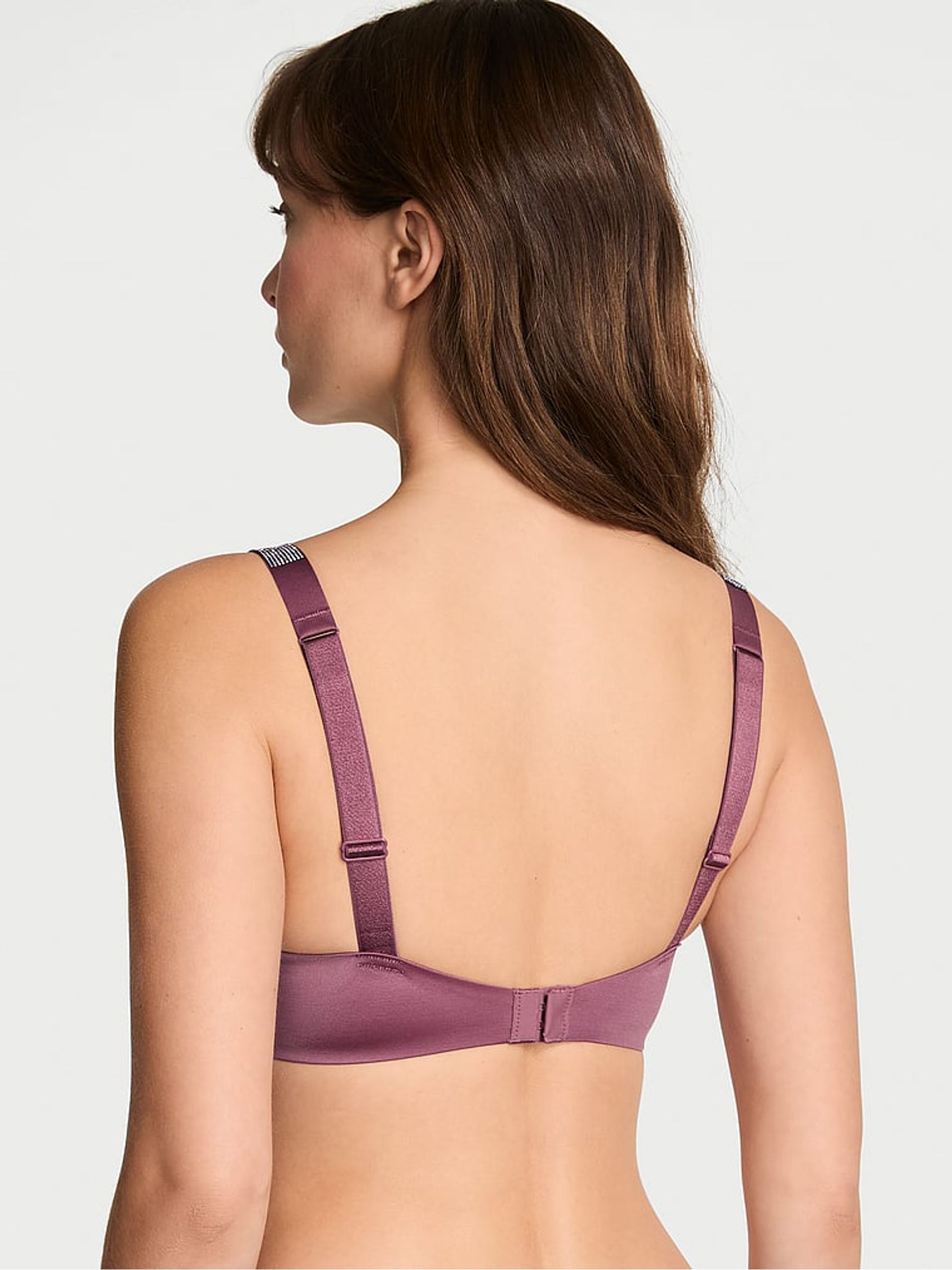 Purple Vapor Ombre Push Up Shine Strap Bra - Image 2 of 2