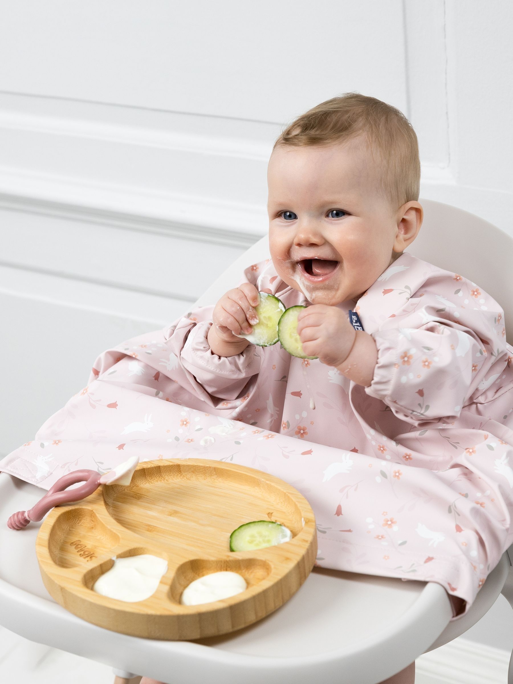 Bibado Blush Divider Plate - Botanical Bunnies - Image 3 of 6