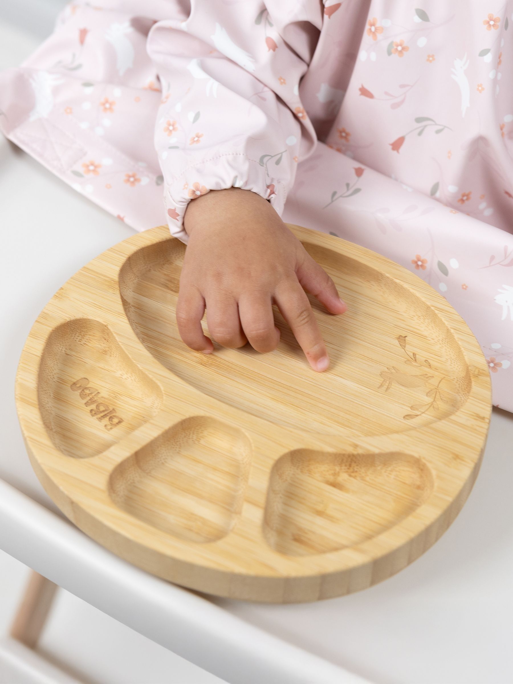 Bibado Blush Divider Plate - Botanical Bunnies - Image 4 of 6