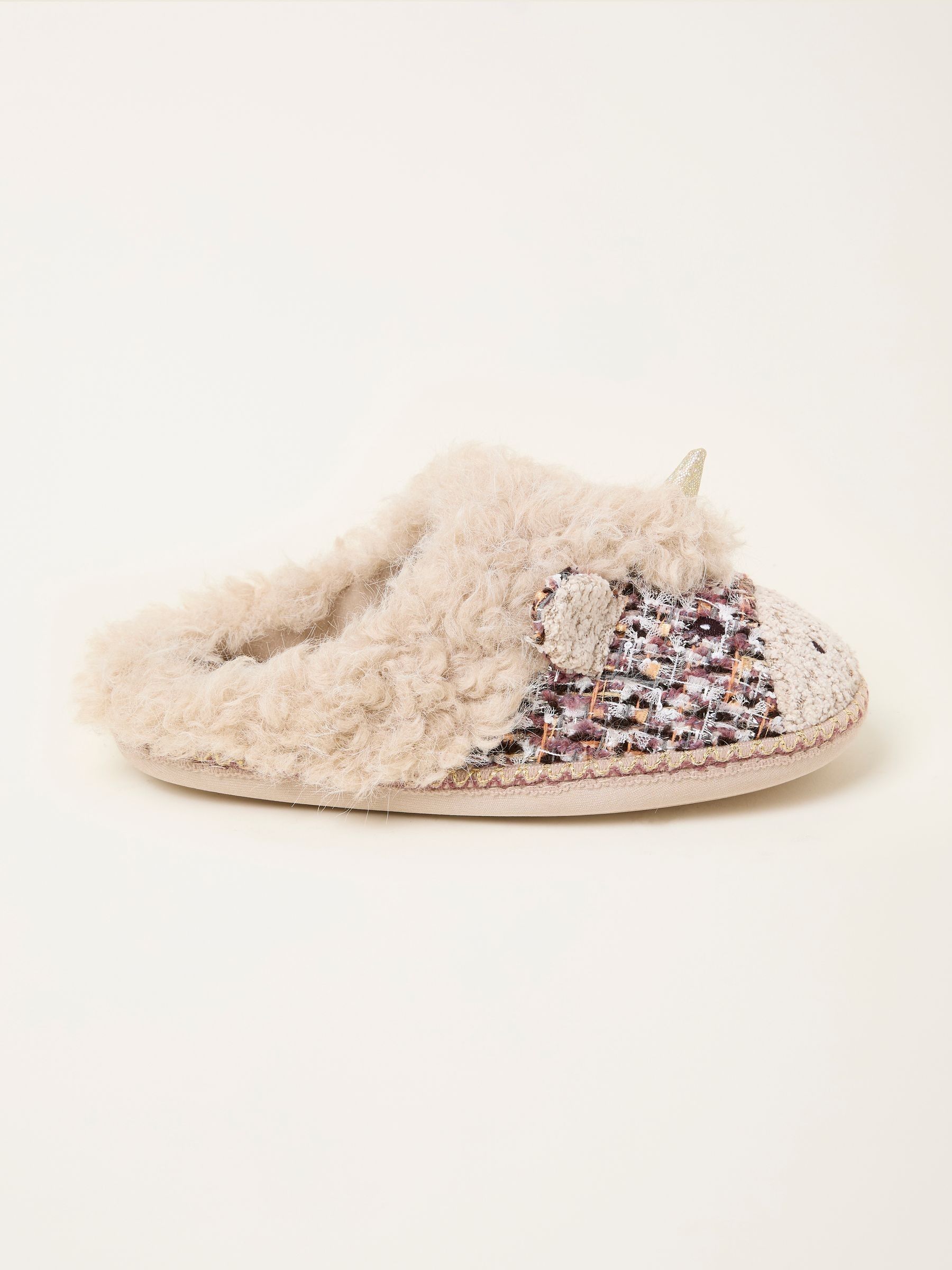 Una Natural Unicorn Novelty Slipper - Image 1 of 1