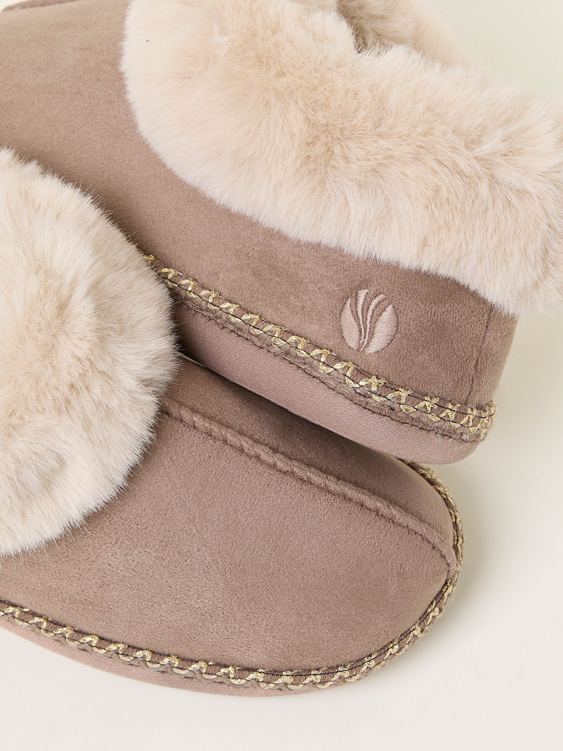 Maia Natural Boot Slipper - Image 3 of 3