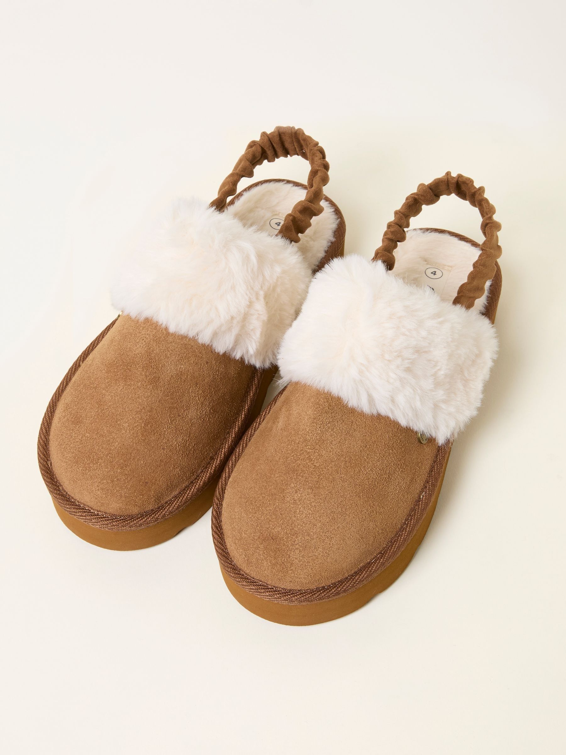Josie Tan Brown Back Strap Mule - Image 2 of 3