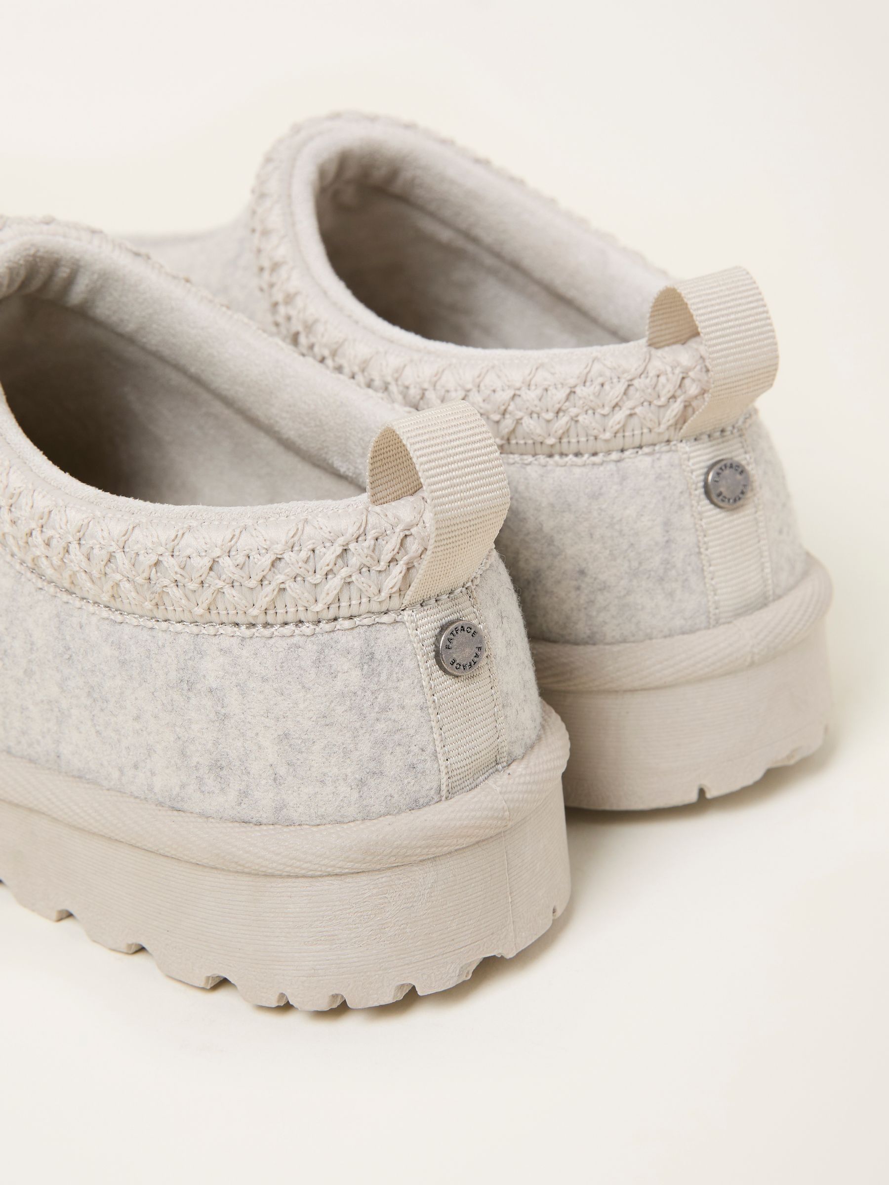 Lyra Grey Felt Mule Slipper - Image 2 of 3