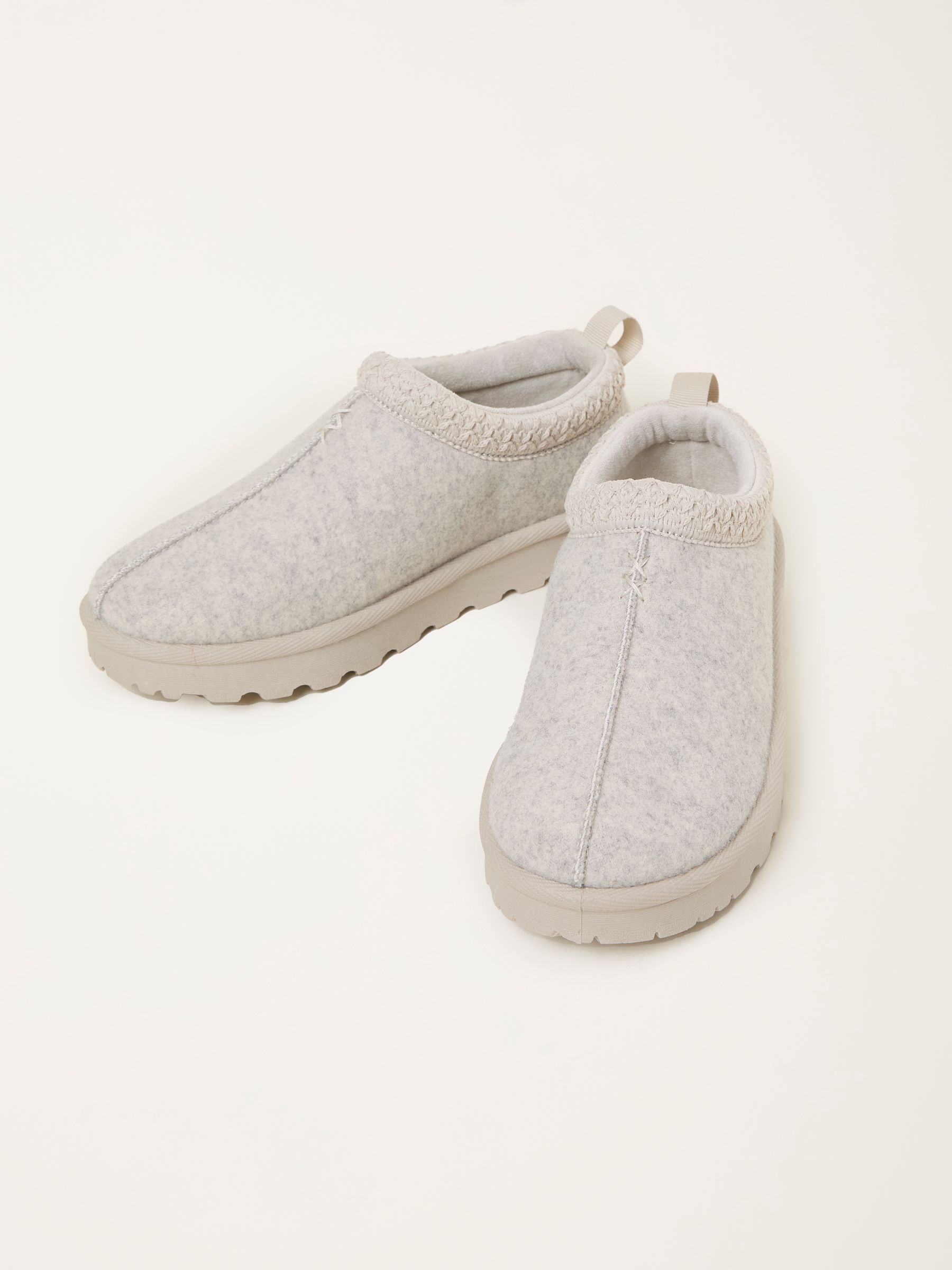 Lyra Grey Felt Mule Slipper - Image 3 of 3