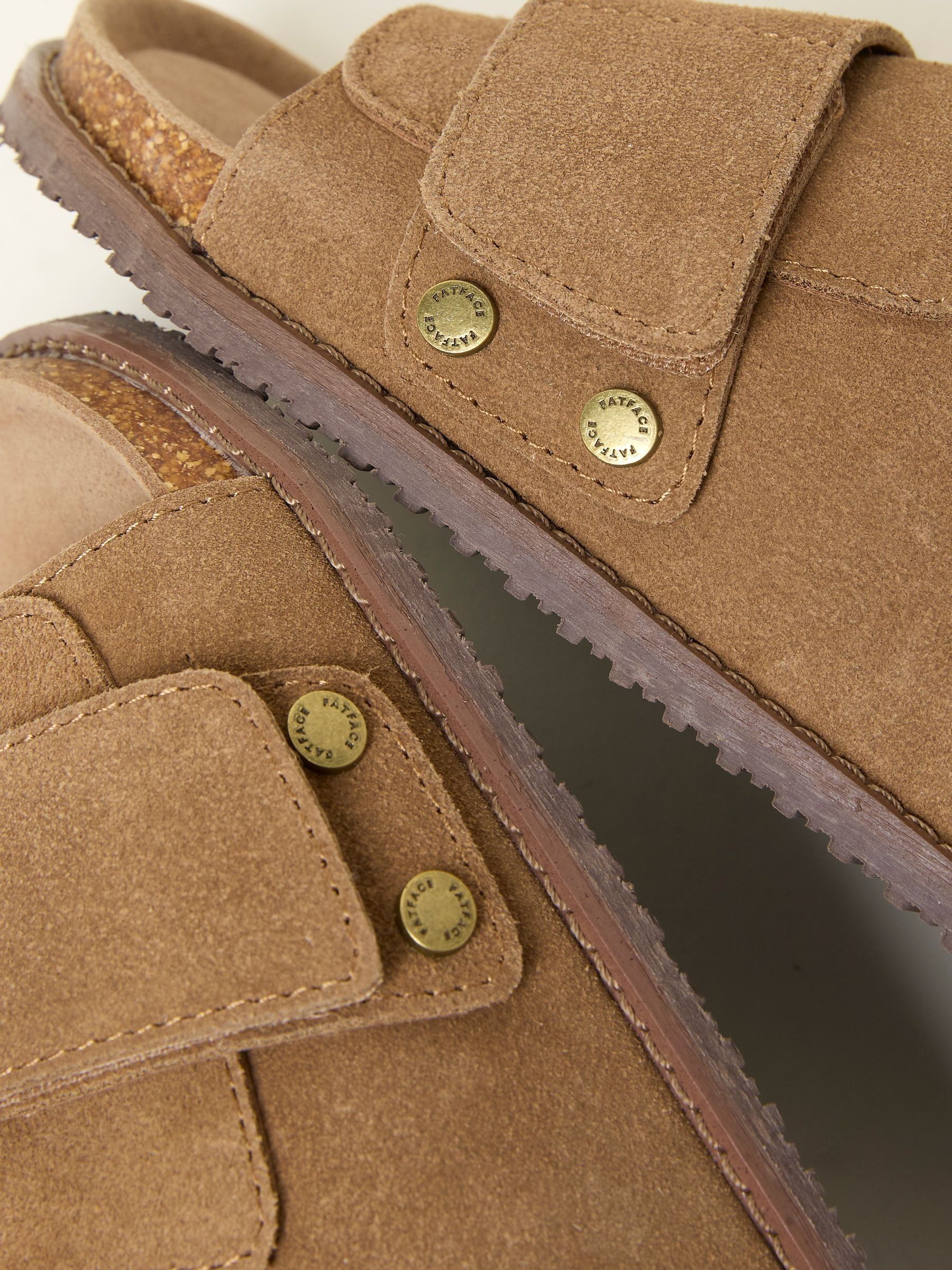 Natural Wrapped Open Toe House Shoe - Image 3 of 4