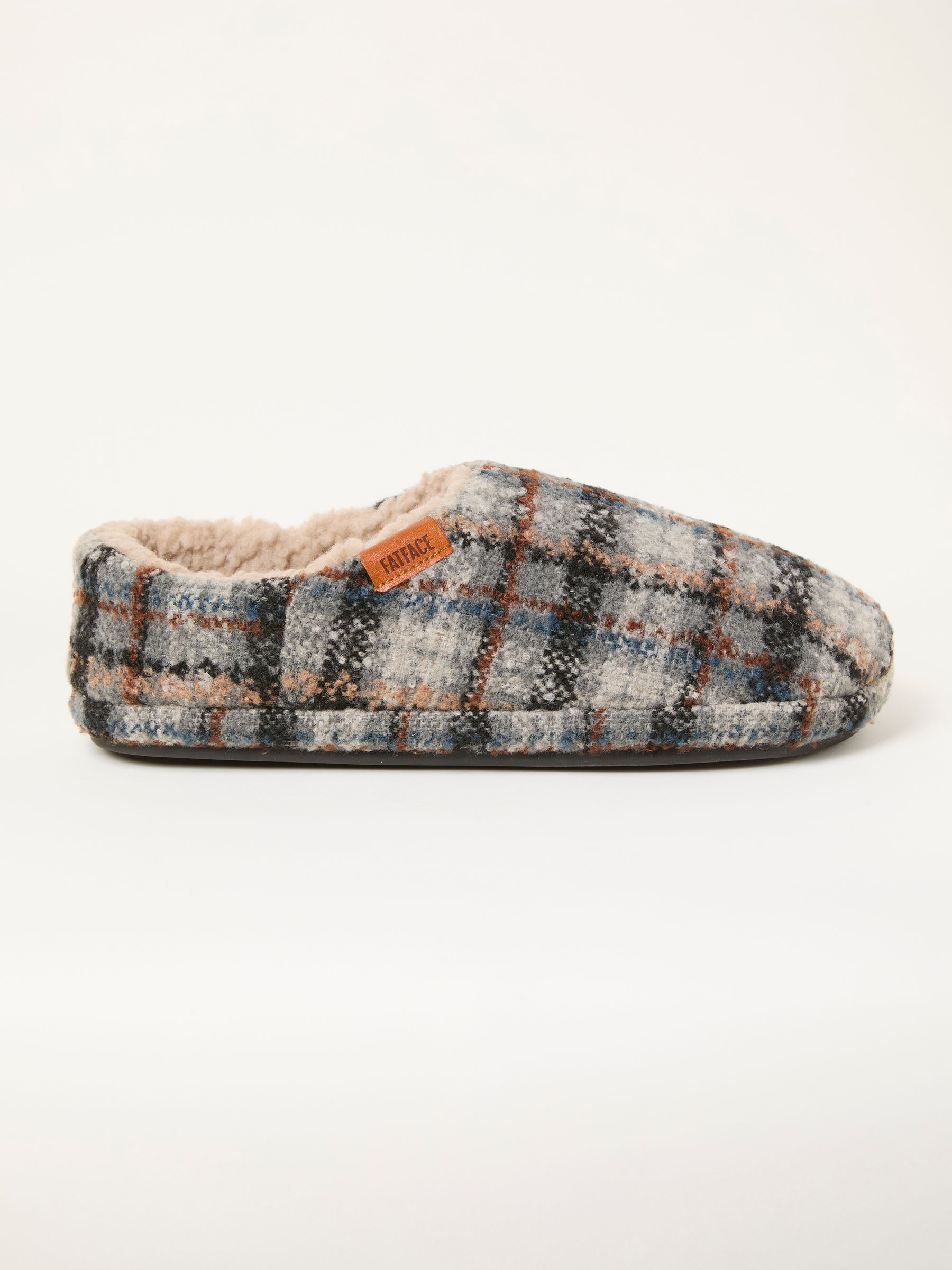 Arthur Grey Mule Slipper FatFace Ireland