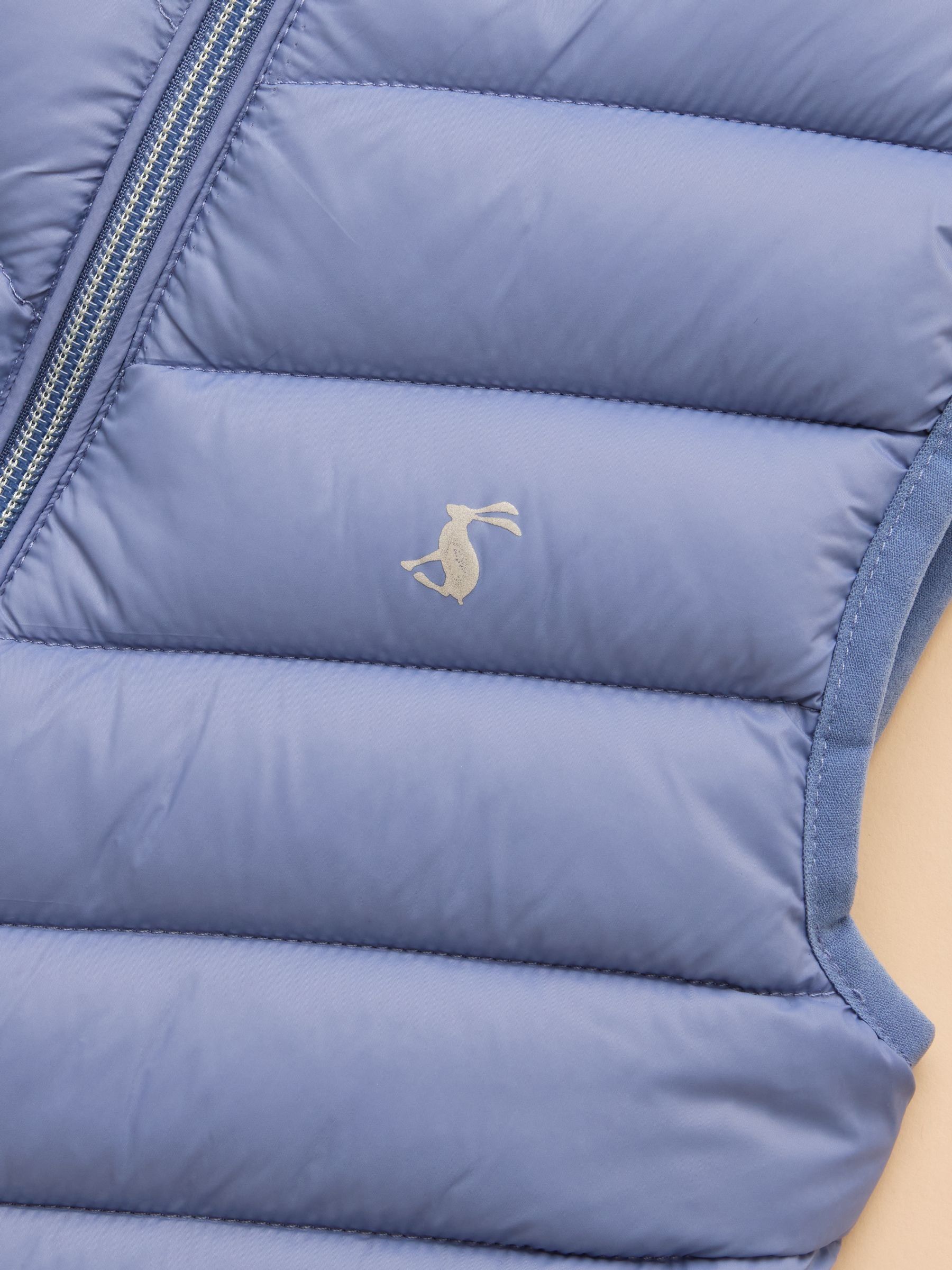 Girls' Crofton Gilet Blue Showerproof Padded Gilet - Image 3 of 6