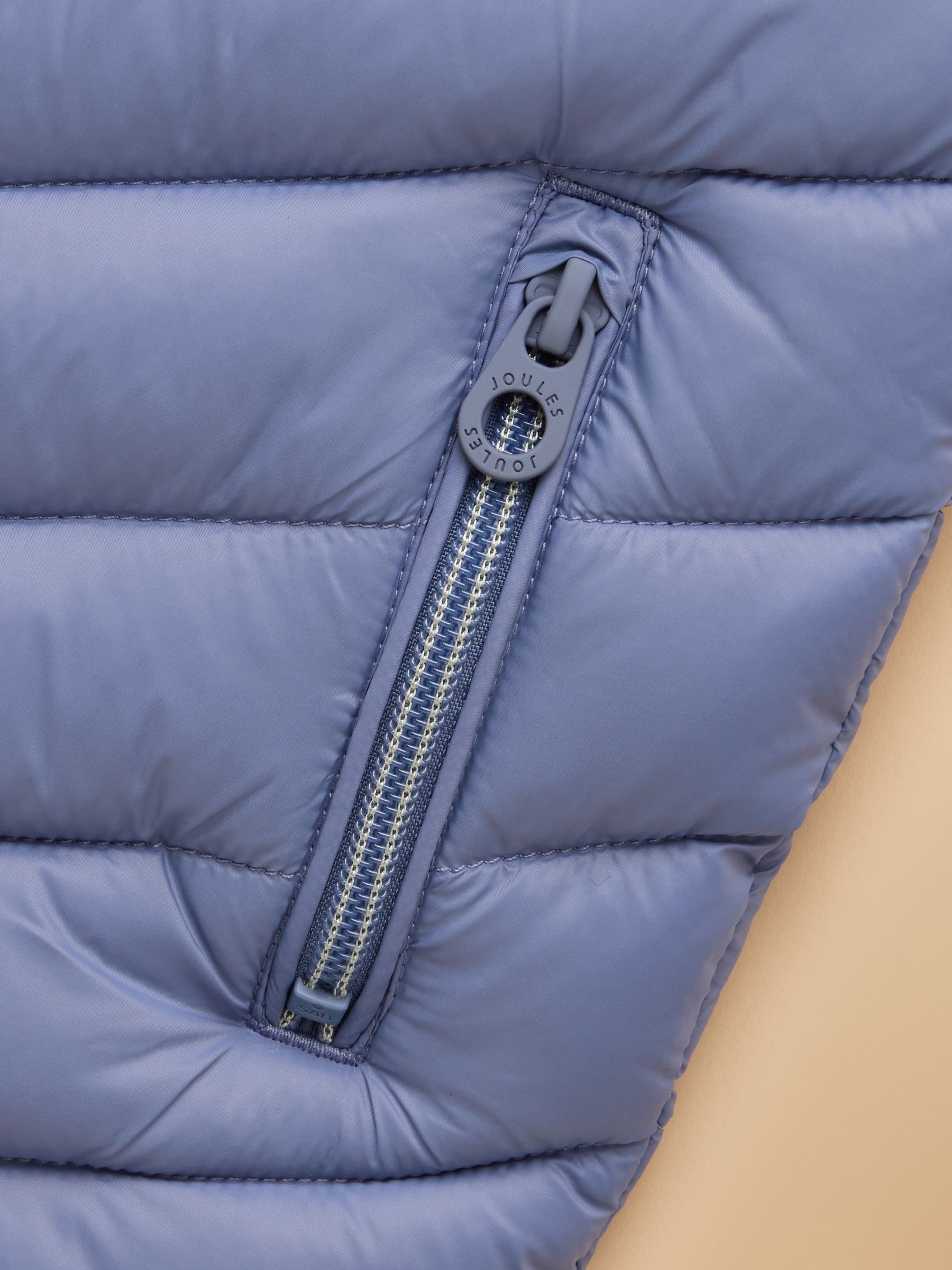 Girls' Crofton Gilet Blue Showerproof Padded Gilet - Image 5 of 6