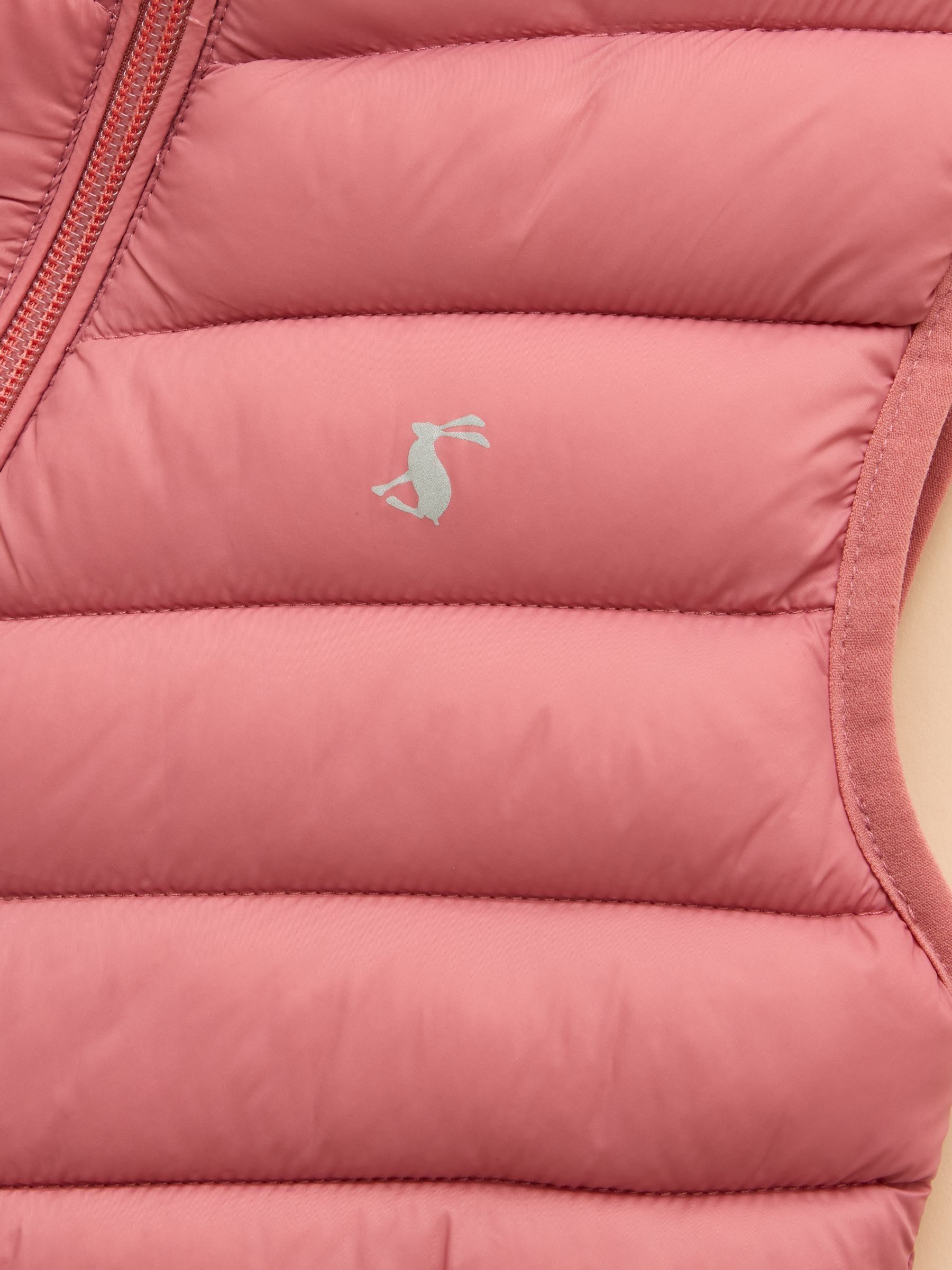Girls' Crofton Gilet Pink Showerproof Padded Gilet - Image 3 of 6