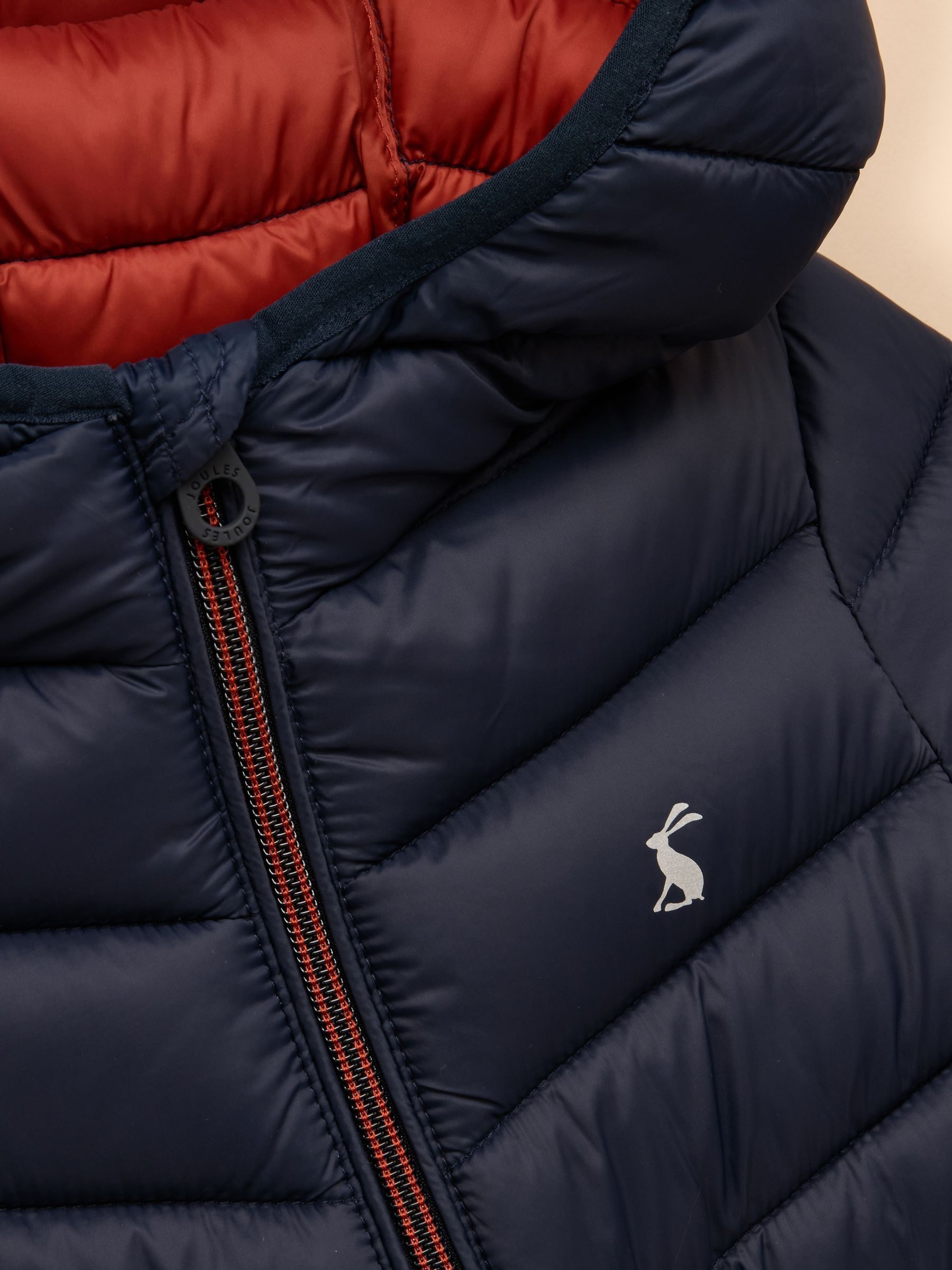 Kids' Cairn Navy Showerproof Padded Coat - Image 3 of 5