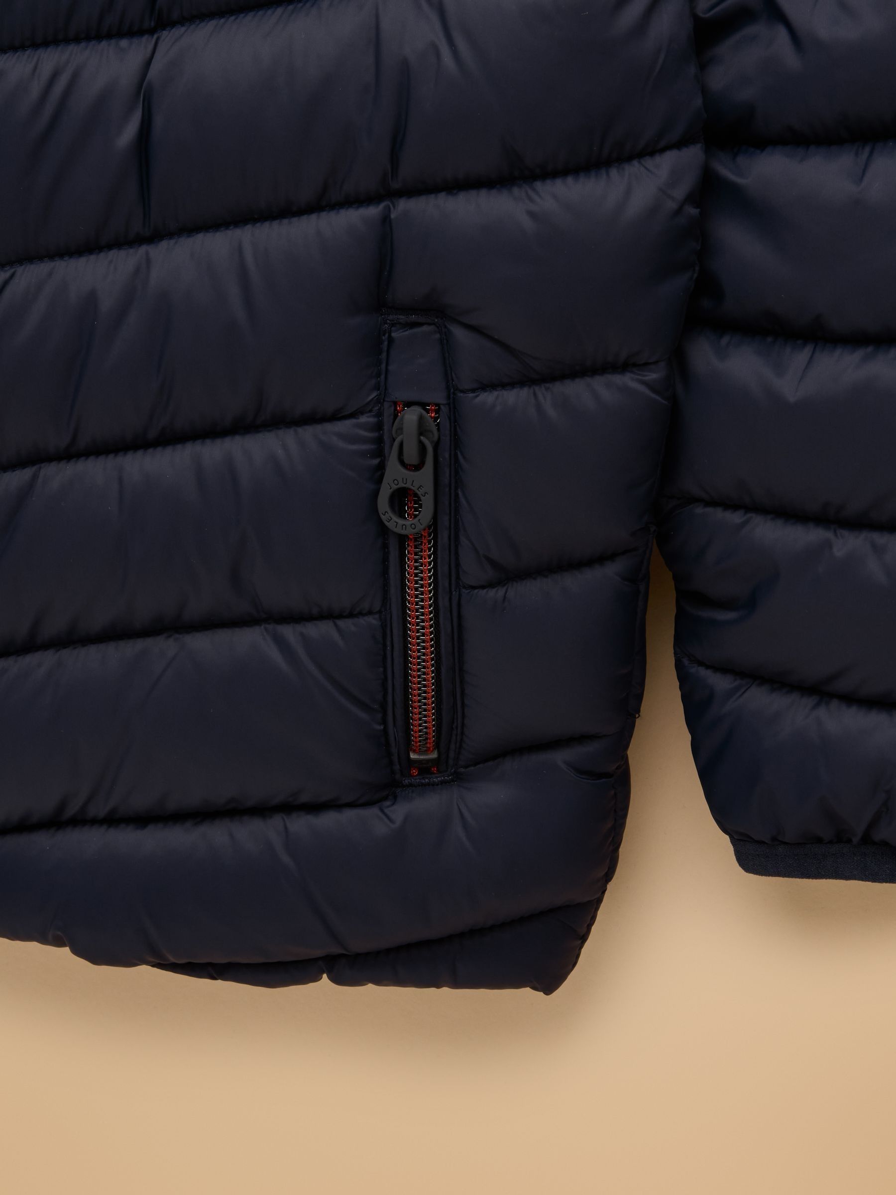 Kids' Cairn Navy Showerproof Padded Coat - Image 4 of 5