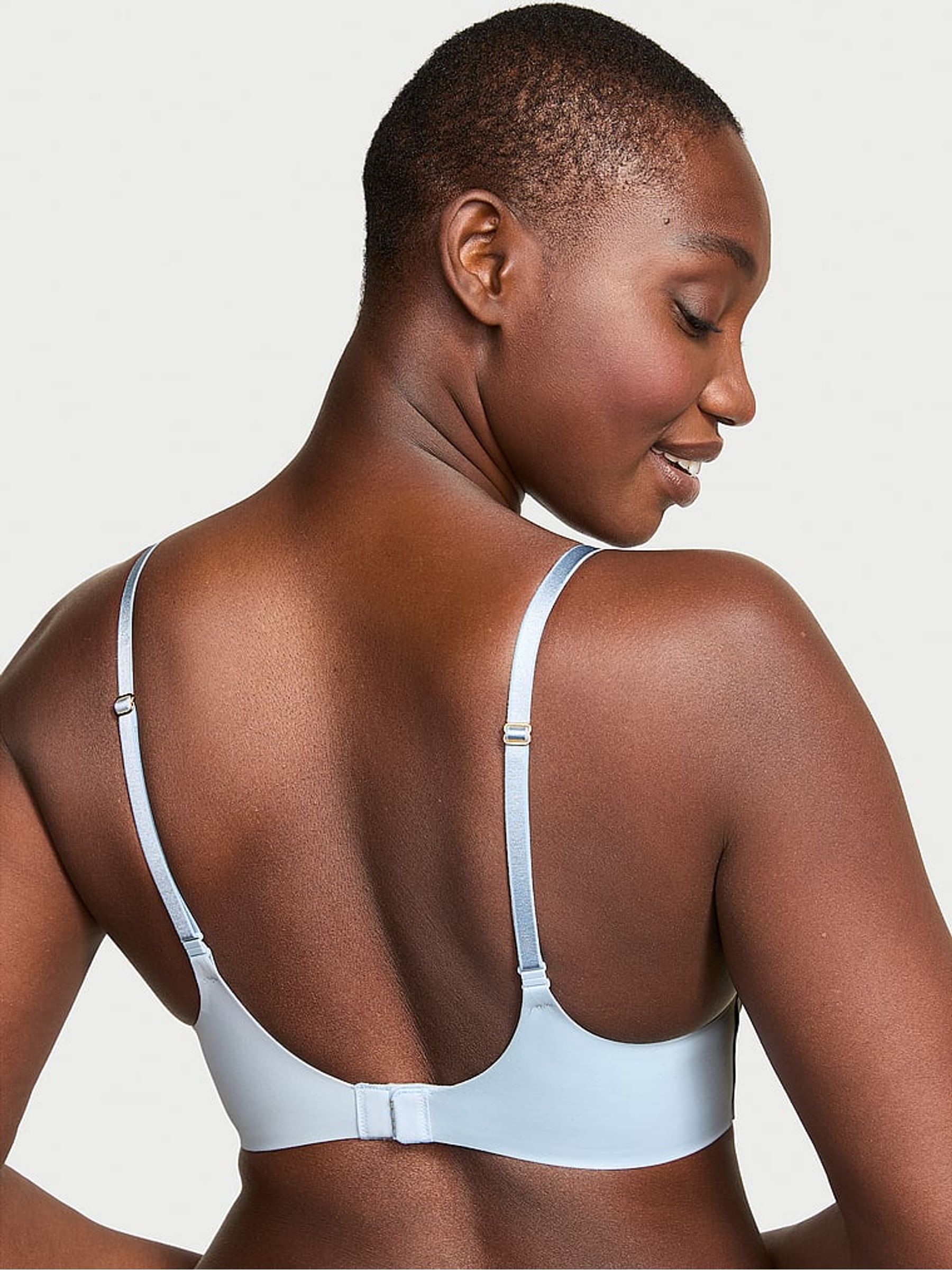 Palest Blue Non Wired Push Up Bra - Image 2 of 2