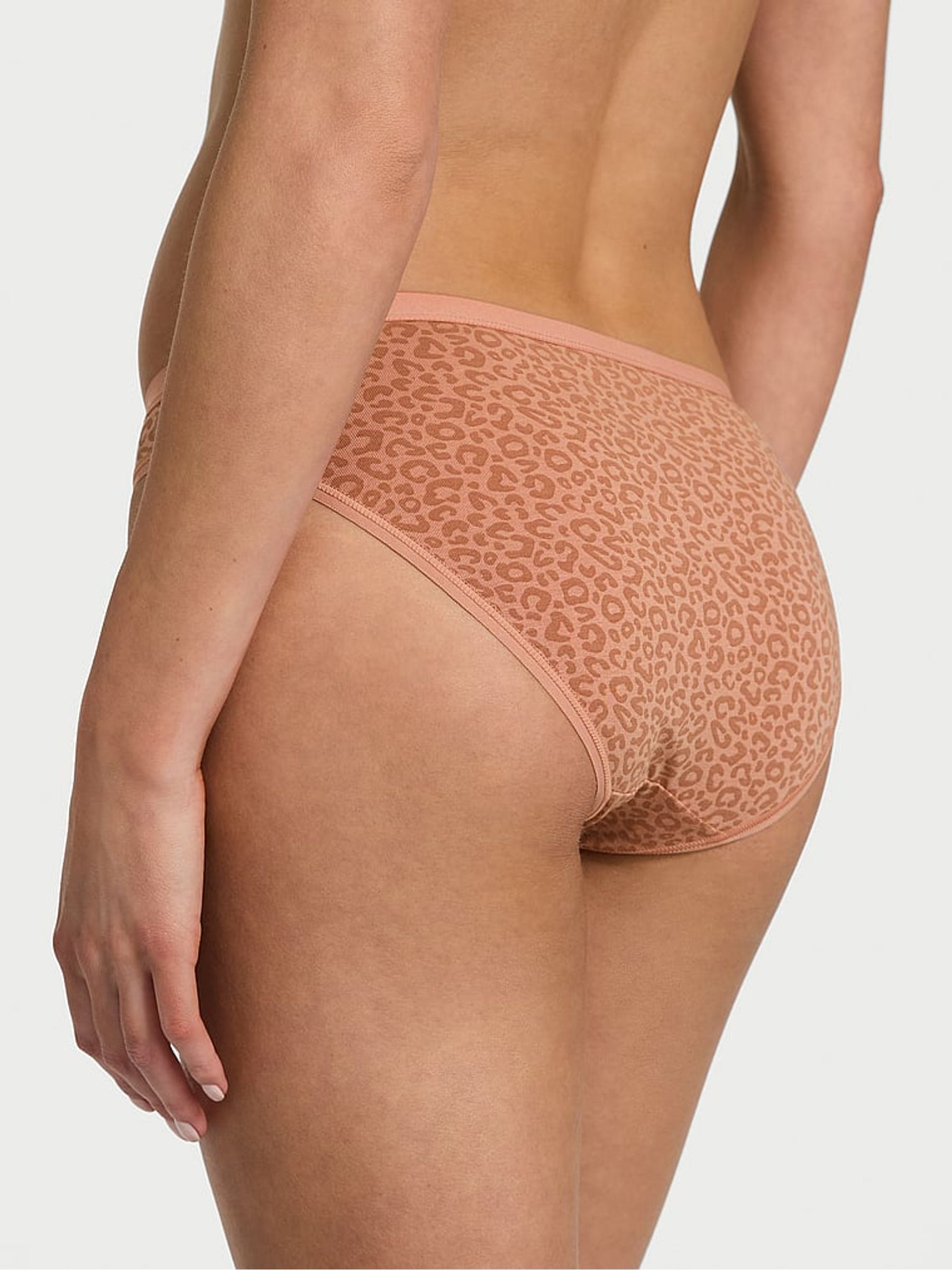 Leopard Nude Bikini Knickers - Image 2 of 2