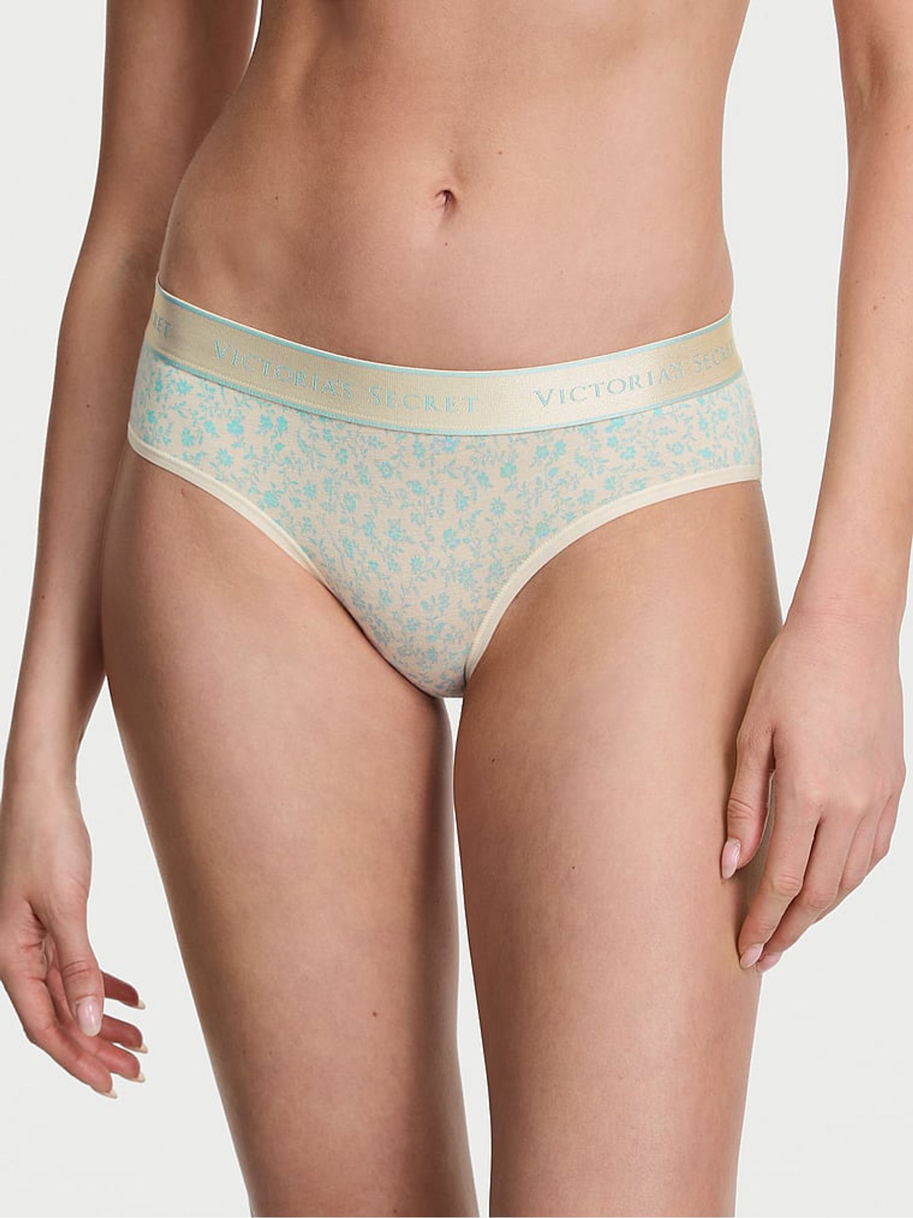 Blue Scattered Floral Hipster Knickers - Image 1 of 3