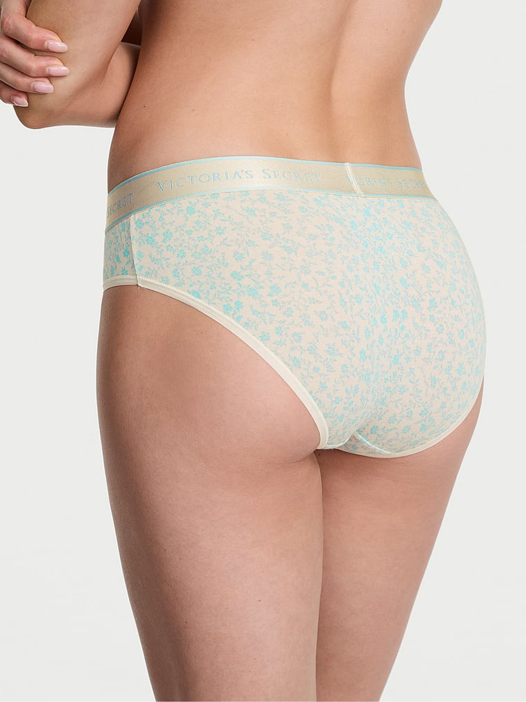 Blue Scattered Floral Hipster Knickers - Image 2 of 3