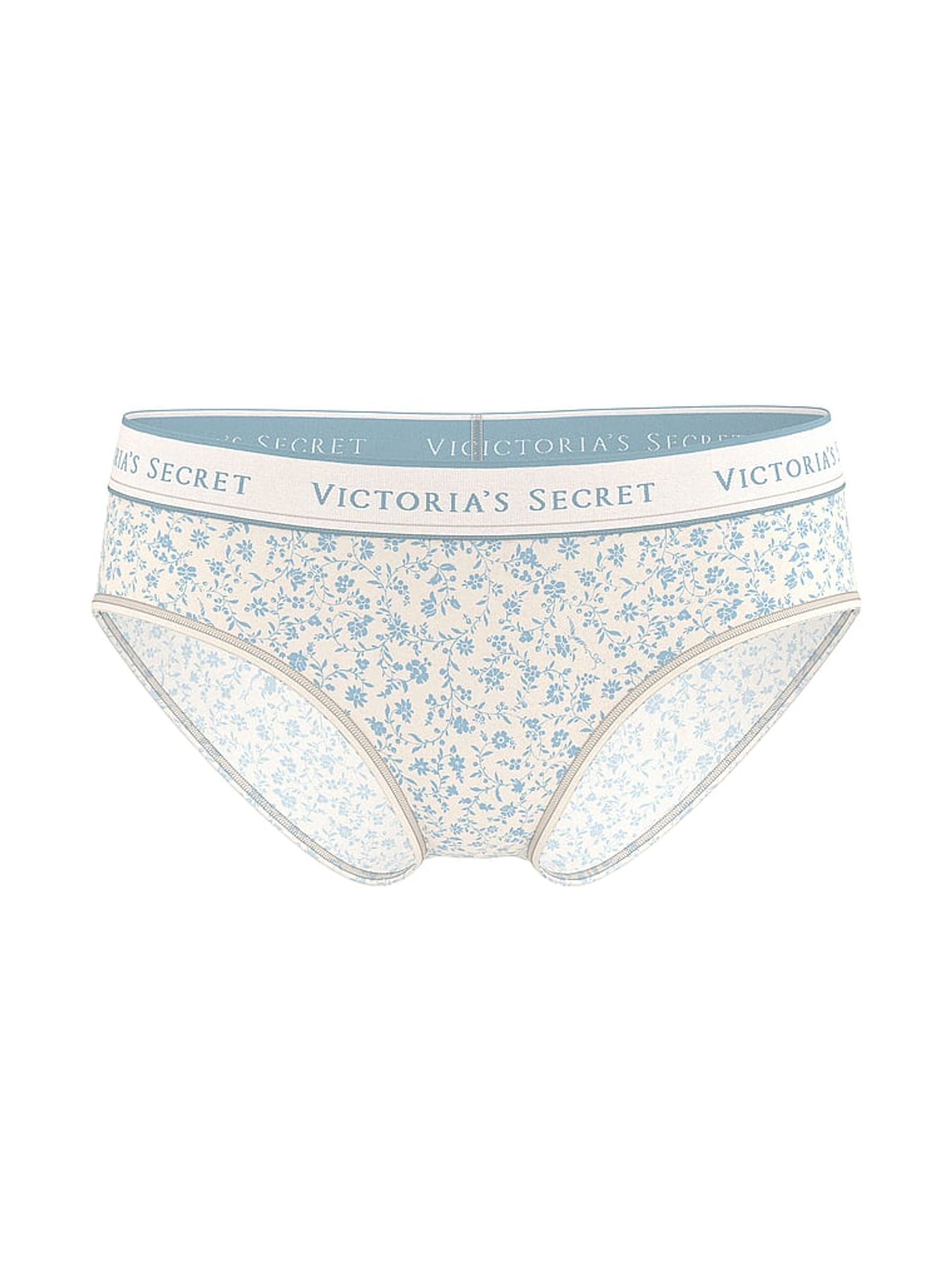 Blue Scattered Floral Hipster Knickers - Image 3 of 3