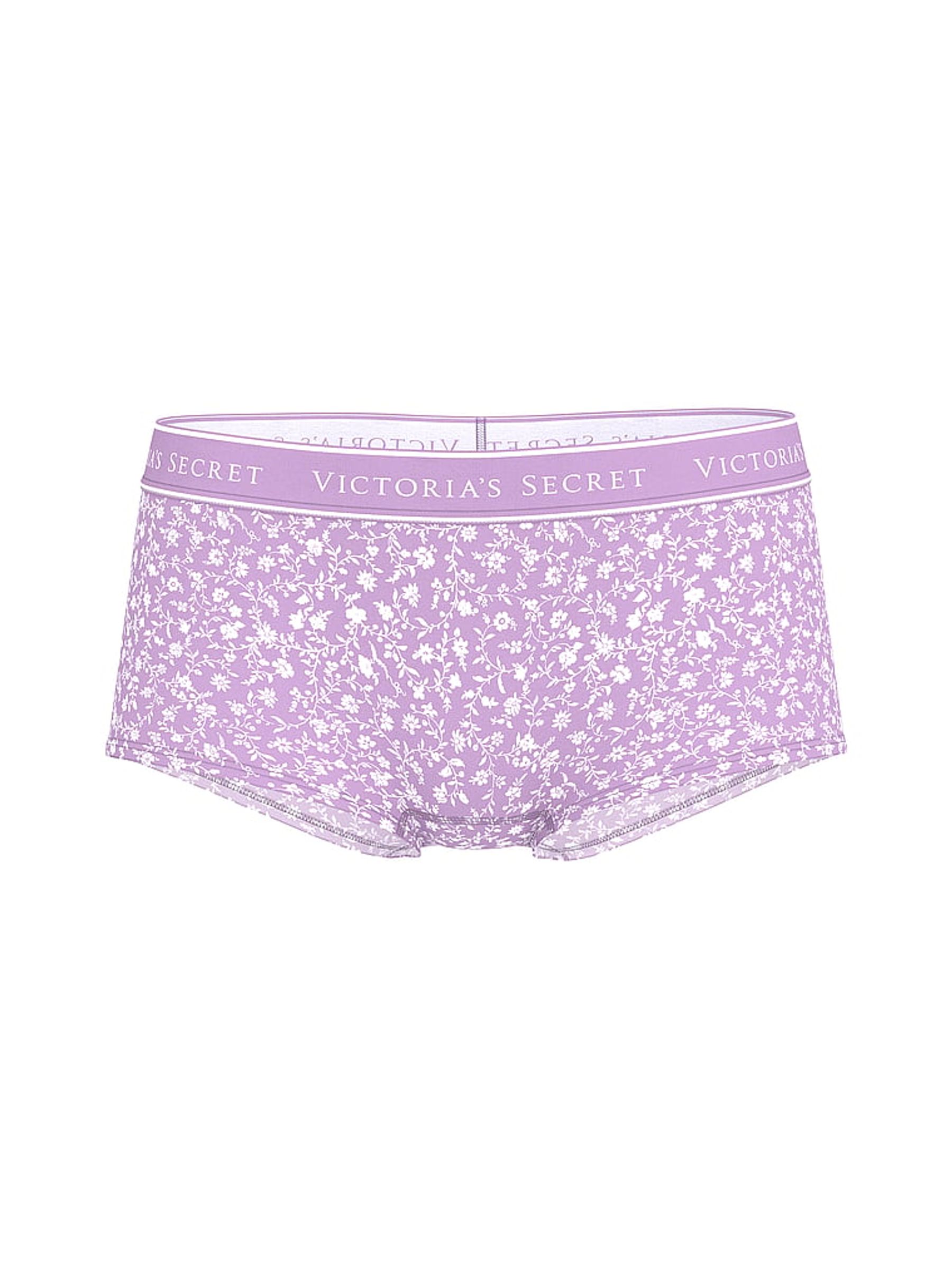 Scattered Floral Purple Short Knickers - Image 3 of 3