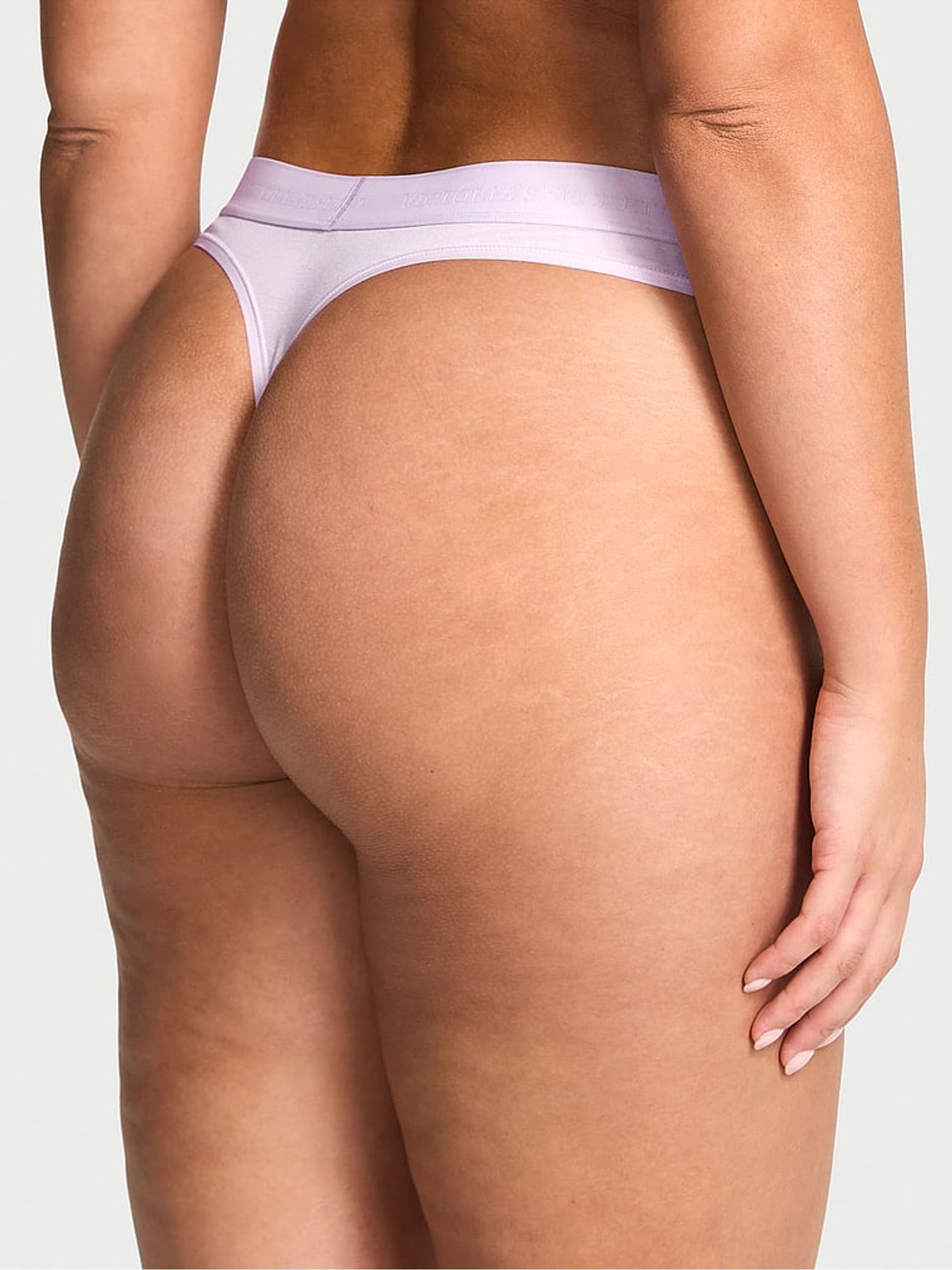 Delicate Violet Purple Thong Knickers - Image 2 of 3