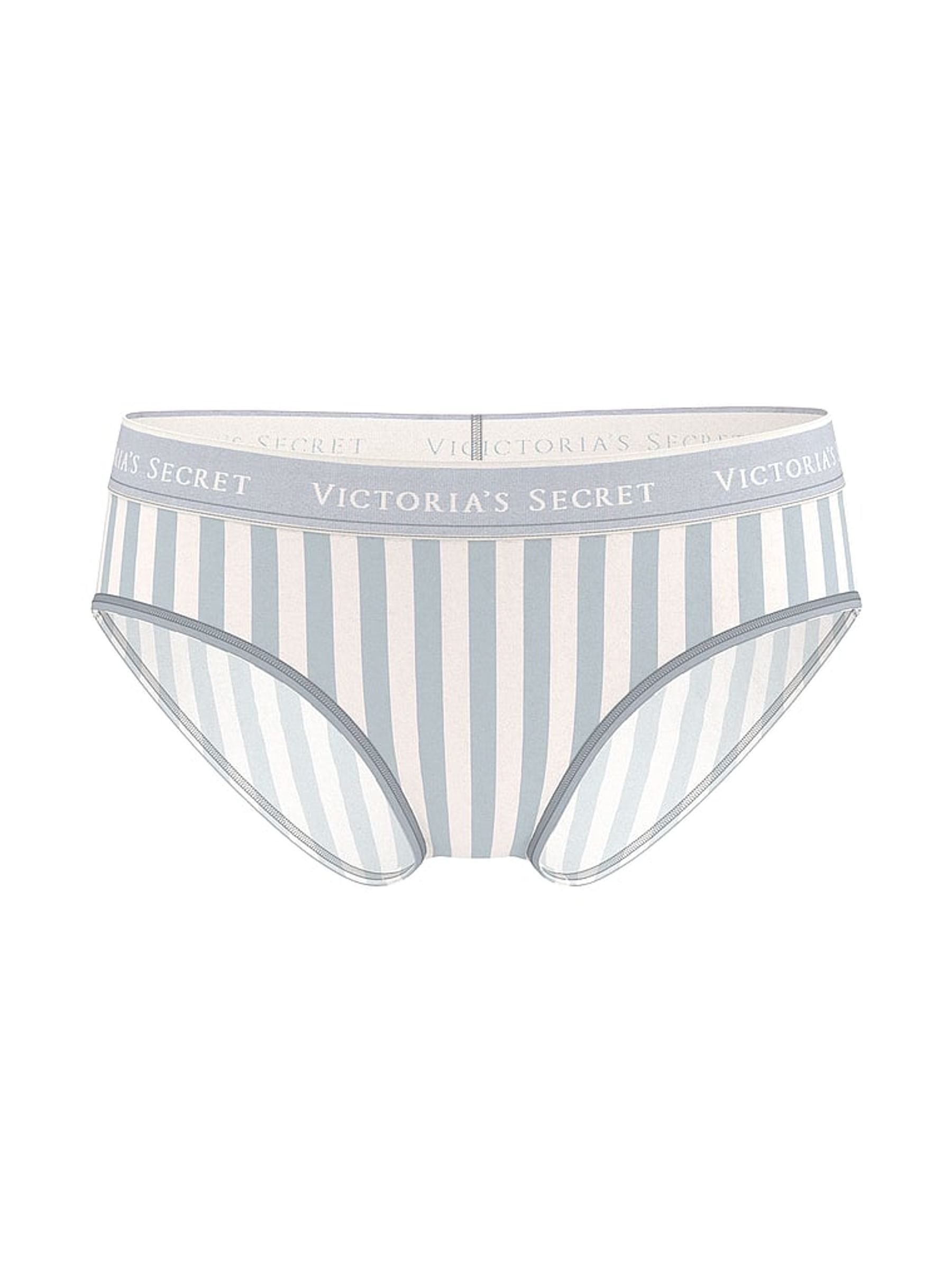 Grey Fog Stripe Hipster Knickers - Image 3 of 3