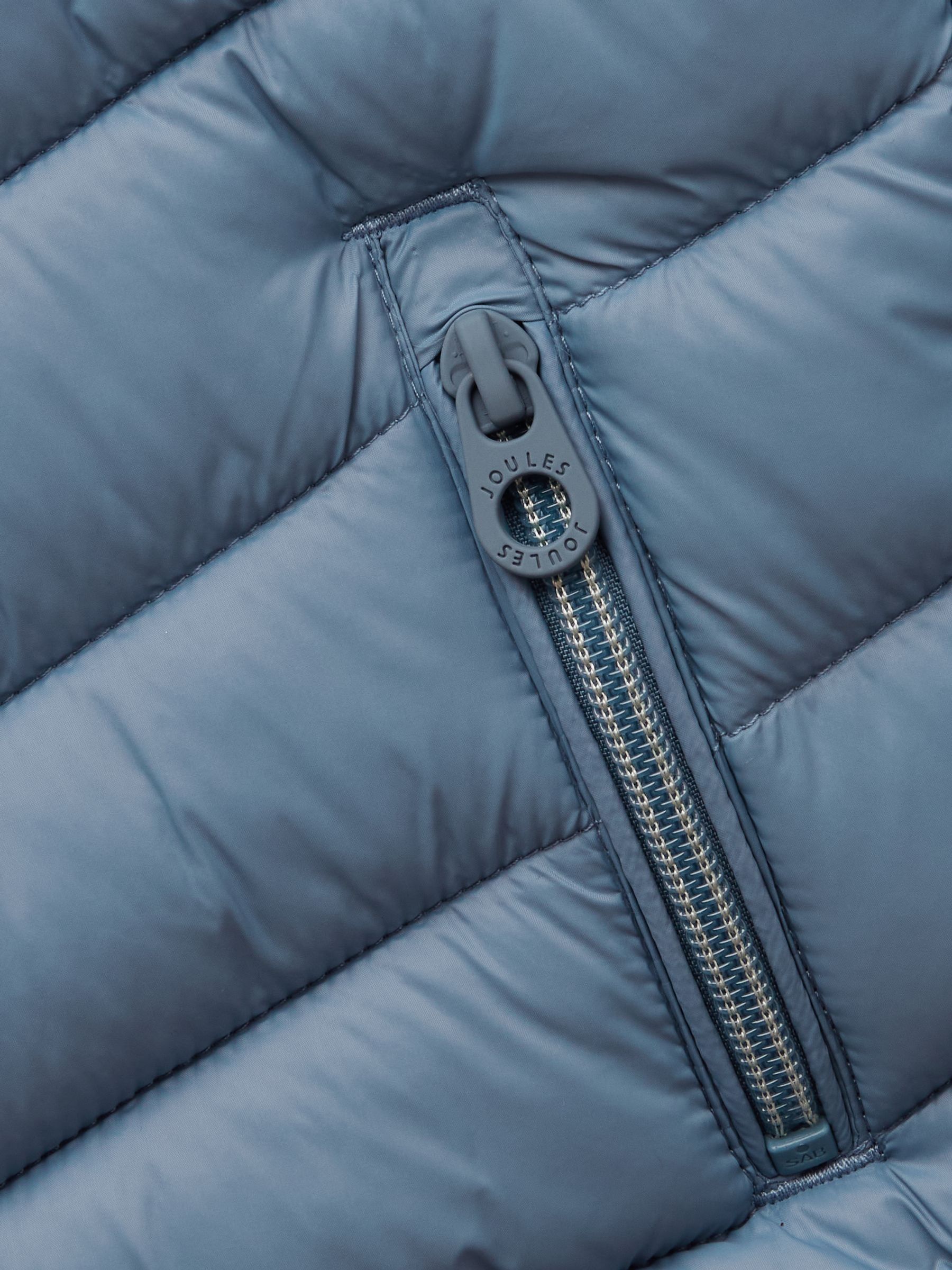 Kids' Cairn Blue Showerproof Padded Coat with Hood - Image 3 of 5