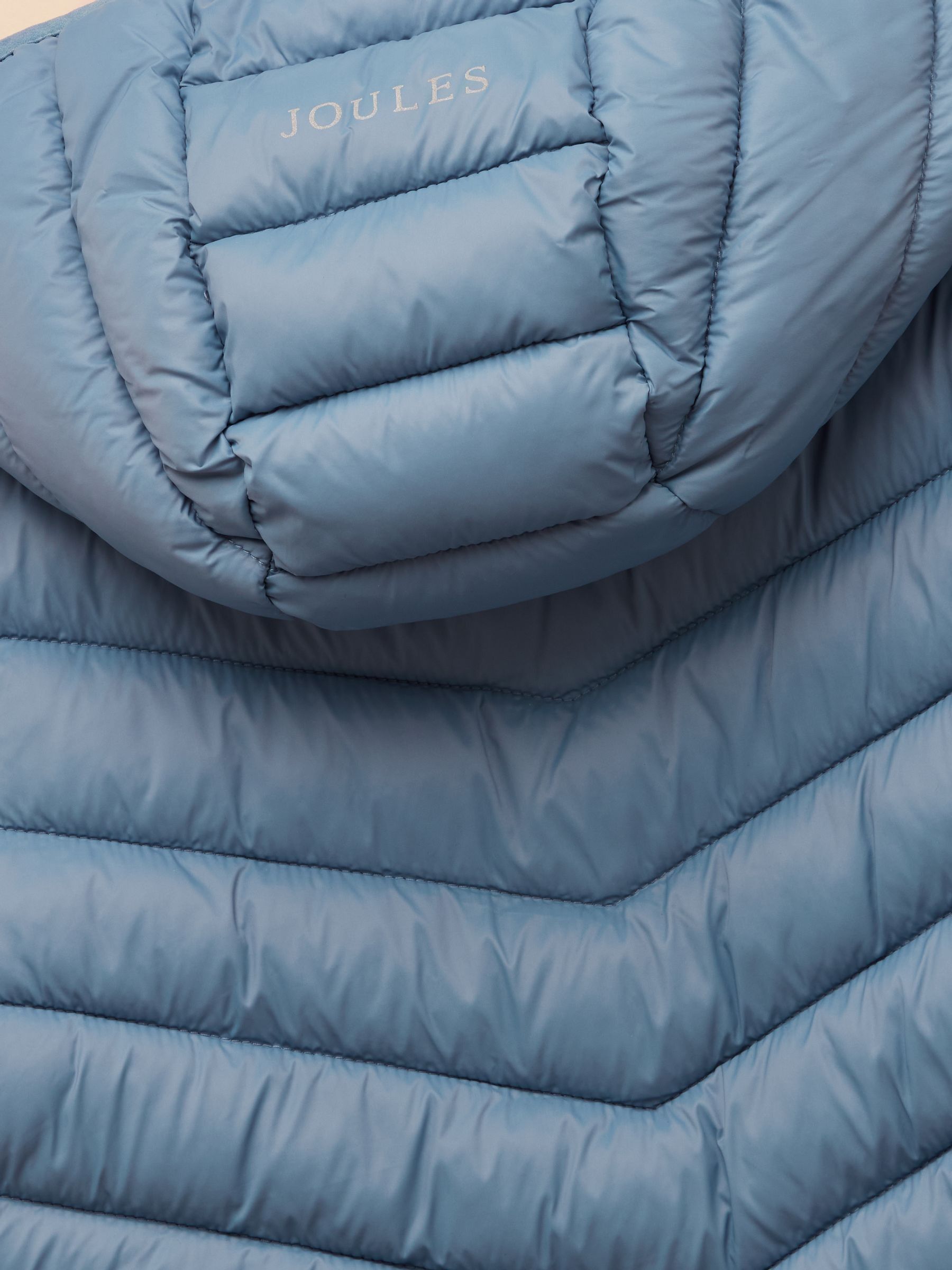 Kids' Cairn Blue Showerproof Padded Coat with Hood - Image 5 of 5