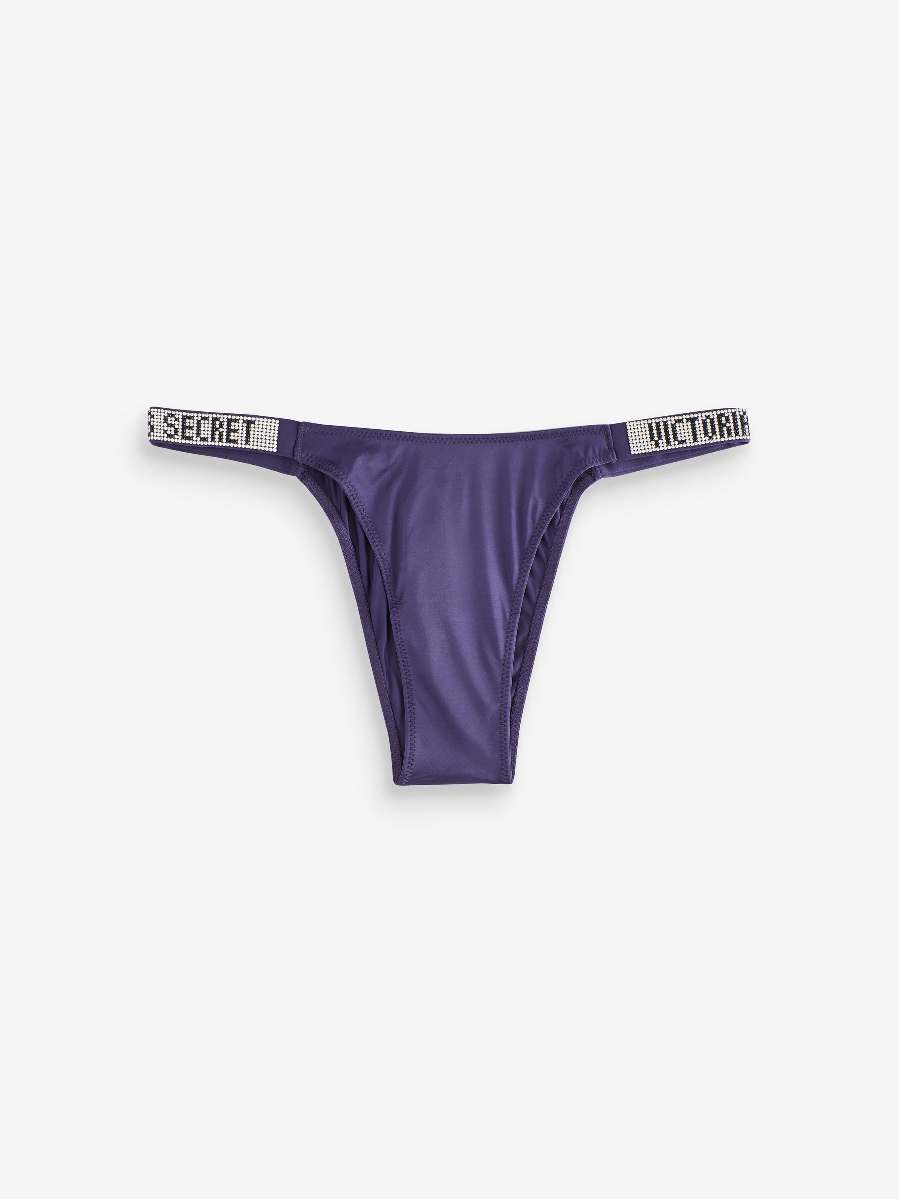 Valiant Purple Brazilian Shine Strap Knickers - Image 1 of 3